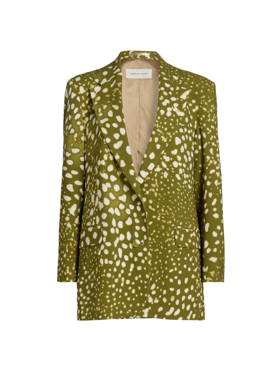 Dries Van Noten Basti Spotted Print Jacket | Saks Fifth Avenue