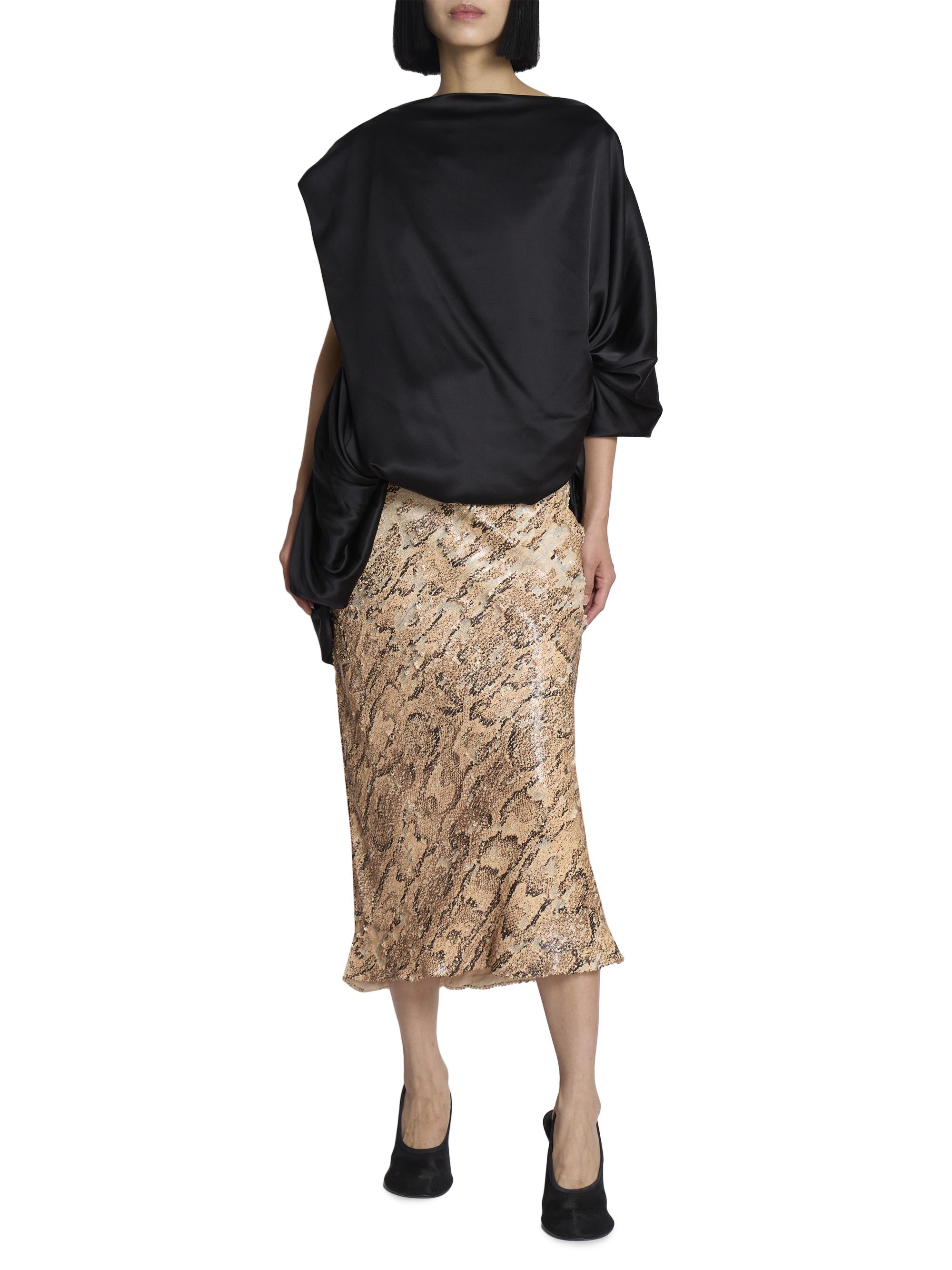 Dries Van Noten Separ Sequined Snakeskin Skirt | Saks Fifth Avenue