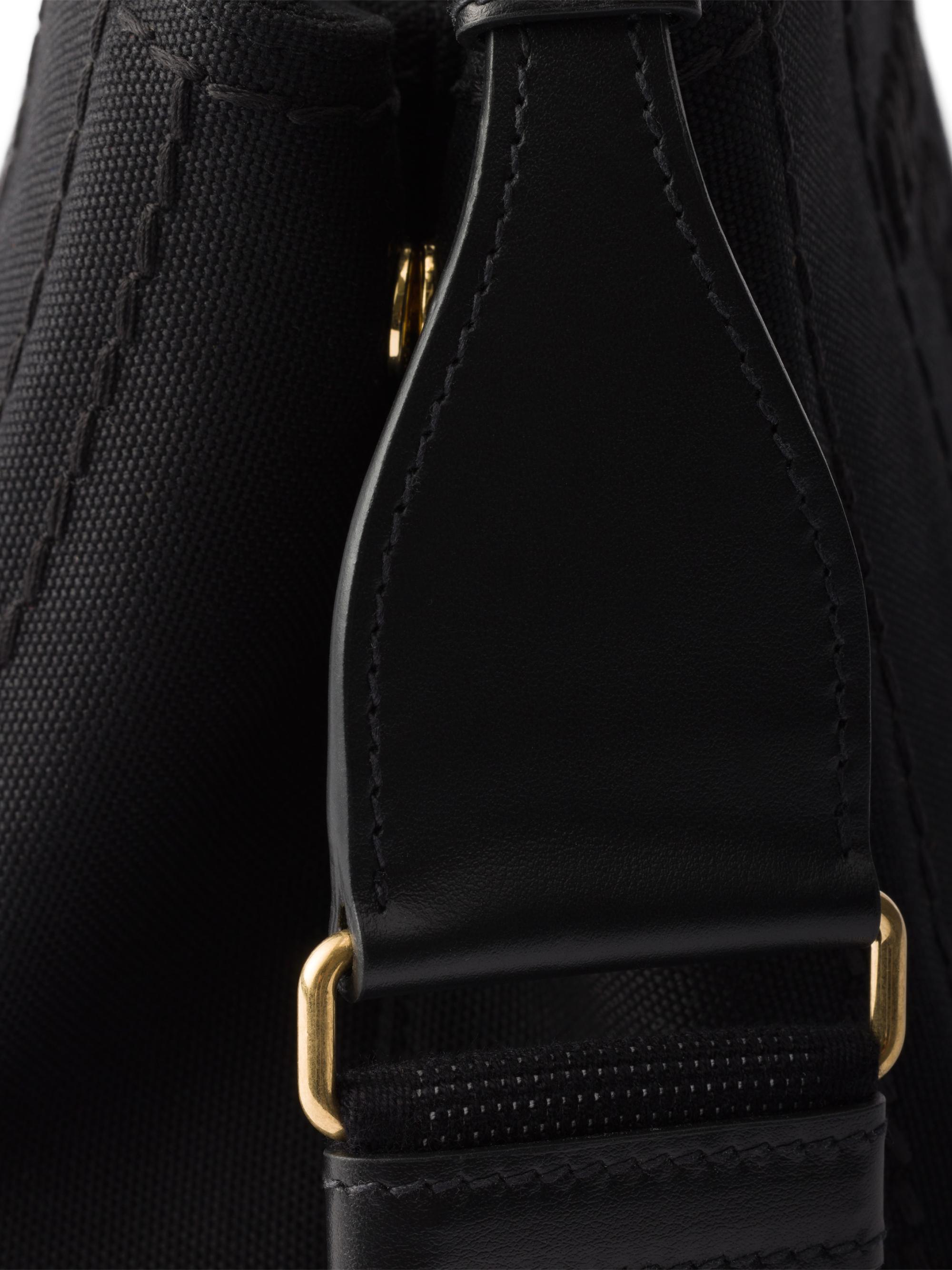 Prada Jardiniere Mini Cotton Canvas Top Handle Bag | Saks Fifth Avenue