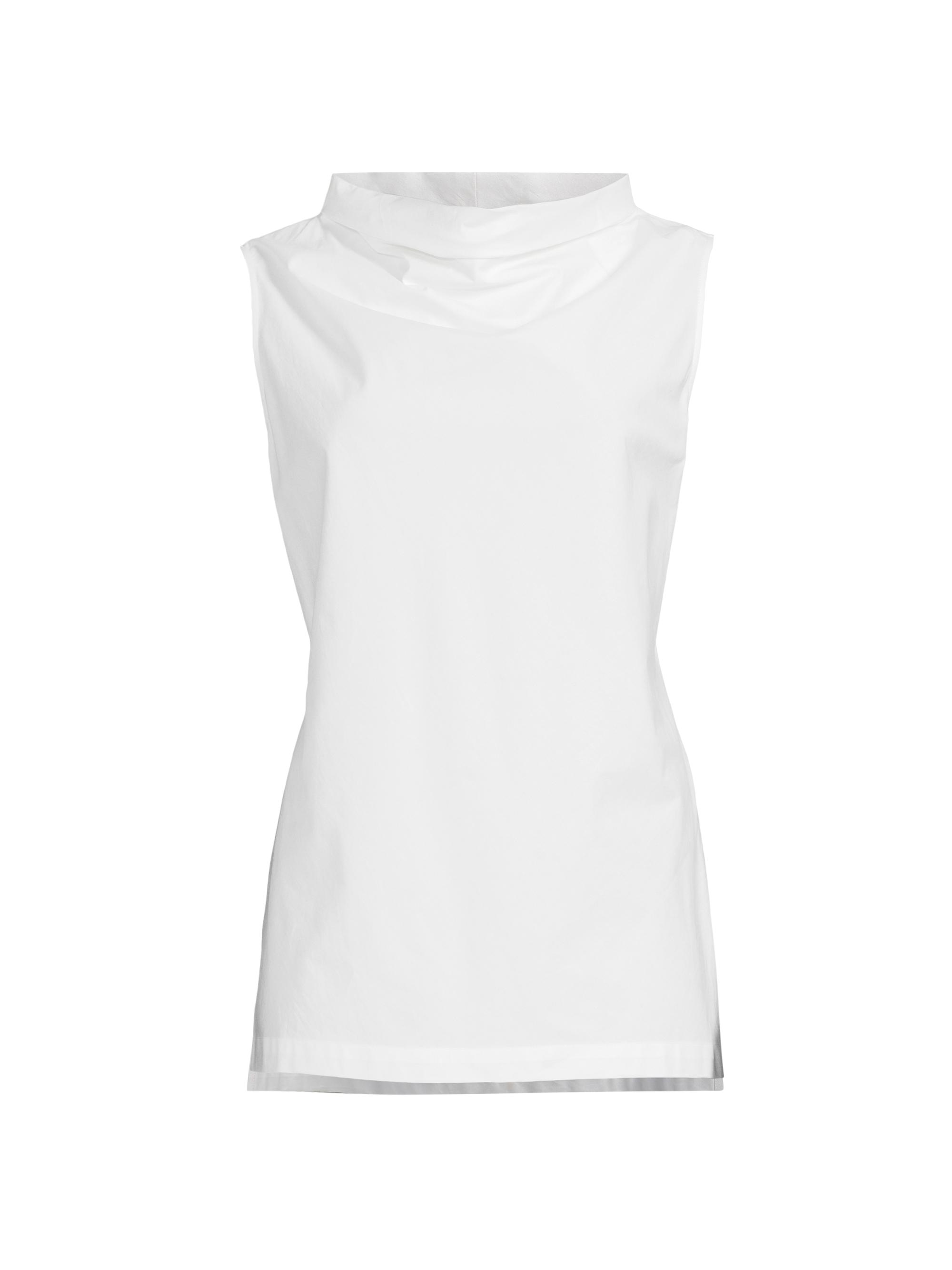 Natori Women's Cotton Poplin Shirt - White