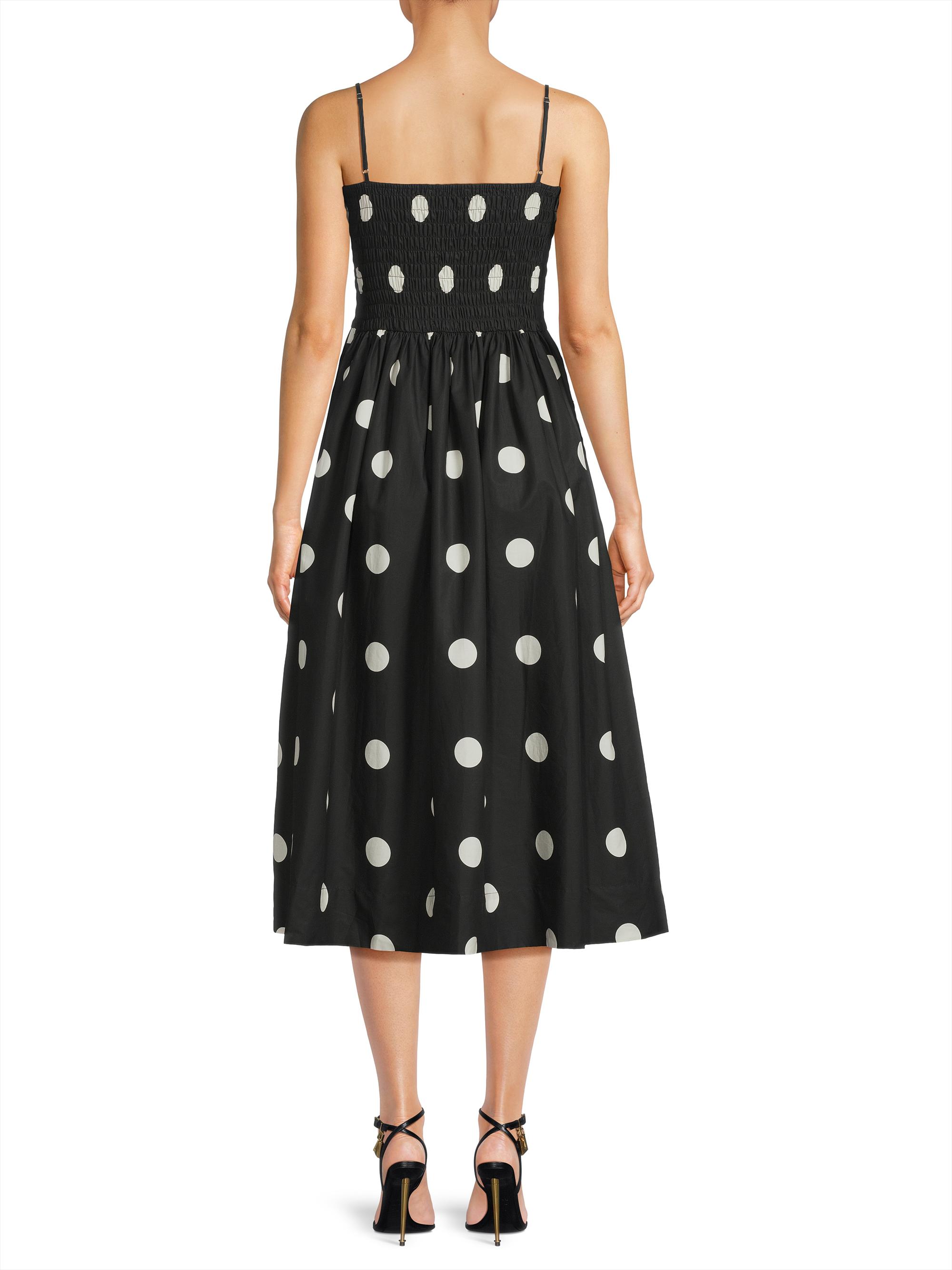 Ciao Lucia Mael Polka Dot A-Line Midi-Dress | Saks Fifth Avenue