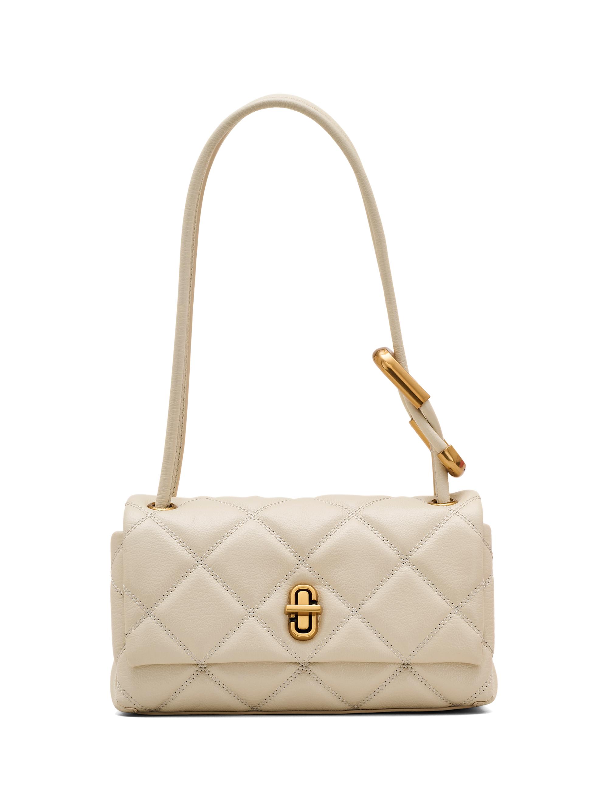 Marc Jacobs Women's The Quilted Mini Dual Shoulder Bag - Cloud White