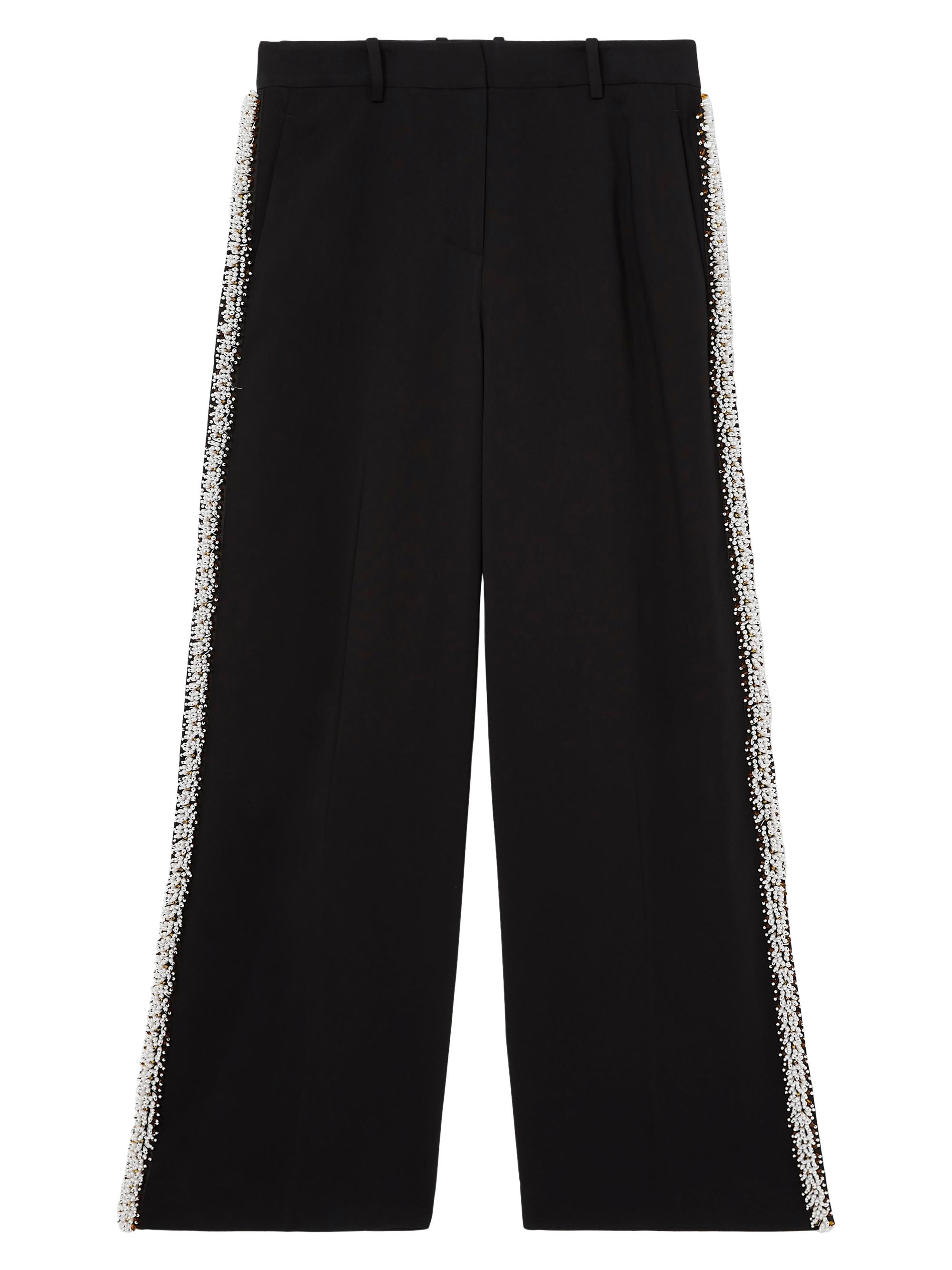 Reiss Atelier Women's Marcella Embellished Trousers - Black
