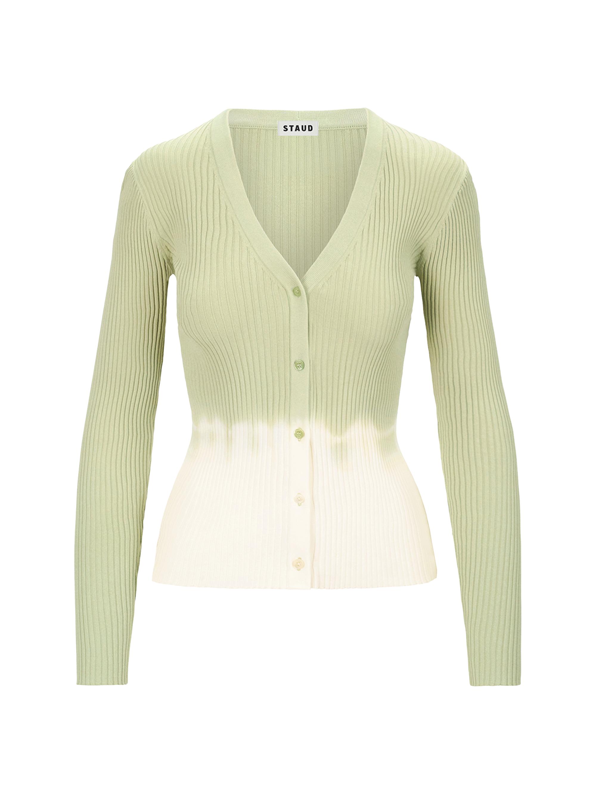 Staud Women's Cargo Tie-Dye Button-Front Cardigan - Navy Tie Dye