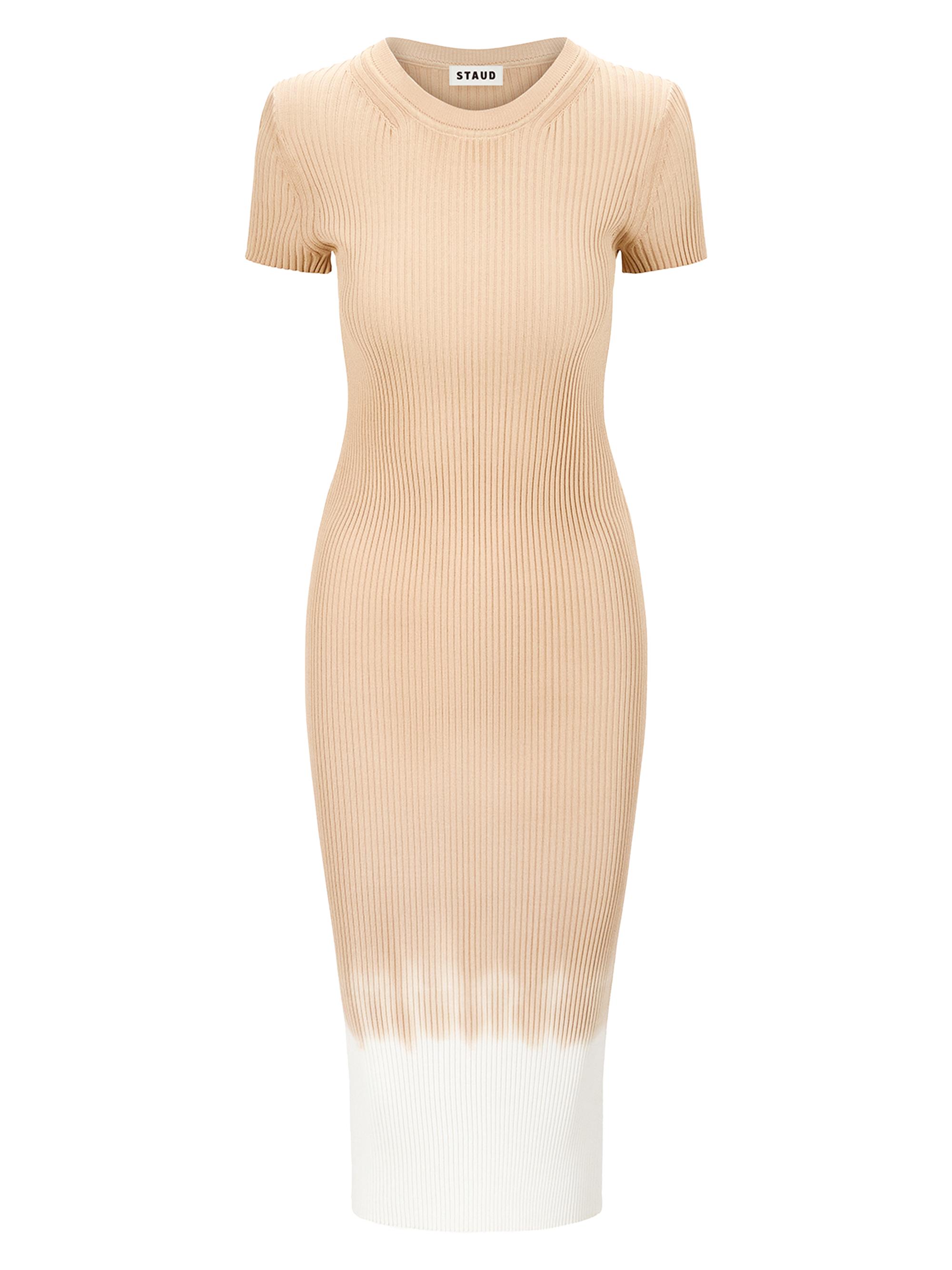 Staud Women's Colleen Ombré Knit Midi-Dress - Desert Tie Dye