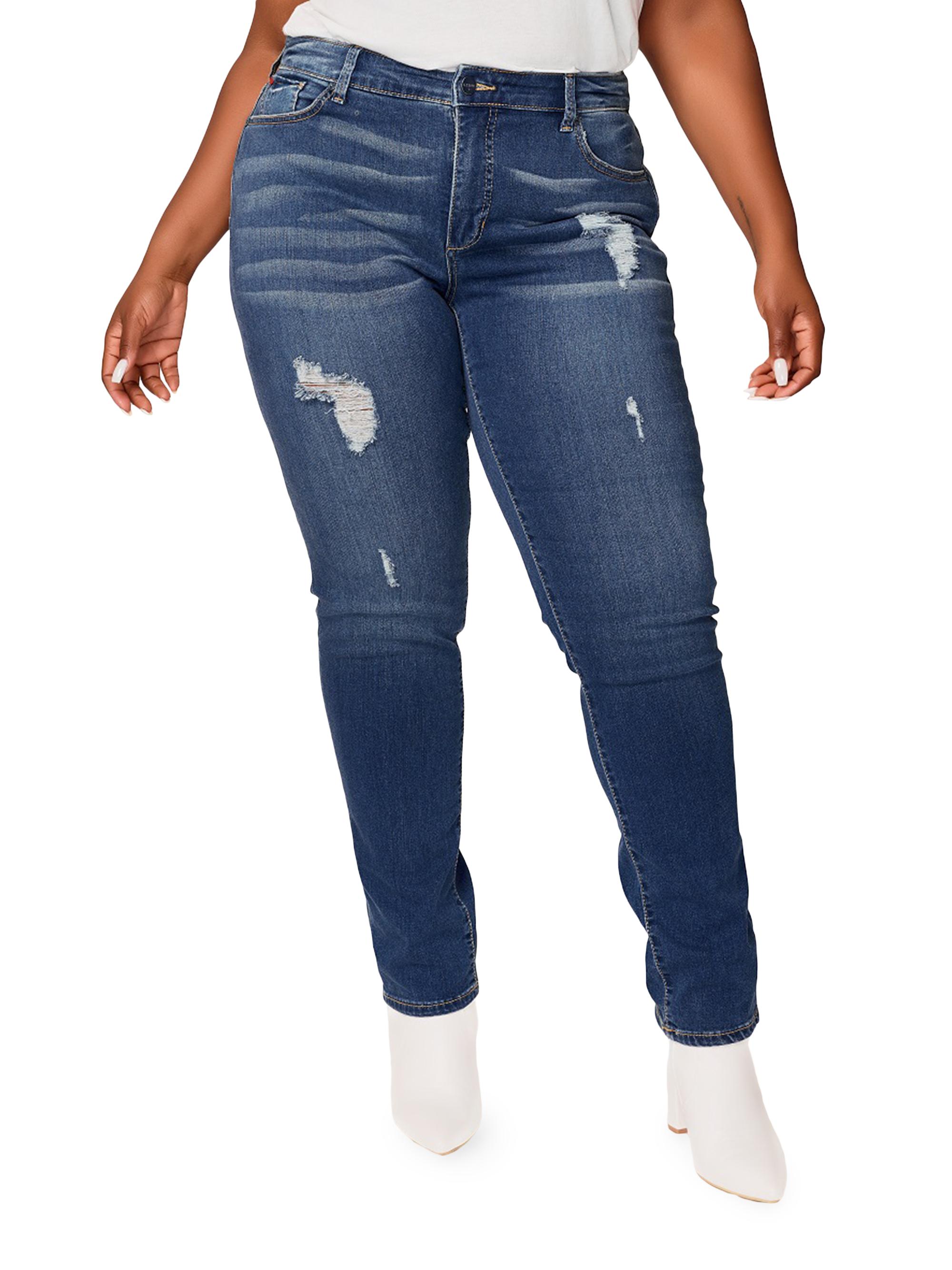 Slink Jeans Women's Plus Margot High-Rise Boyfriend Jeans - Margot