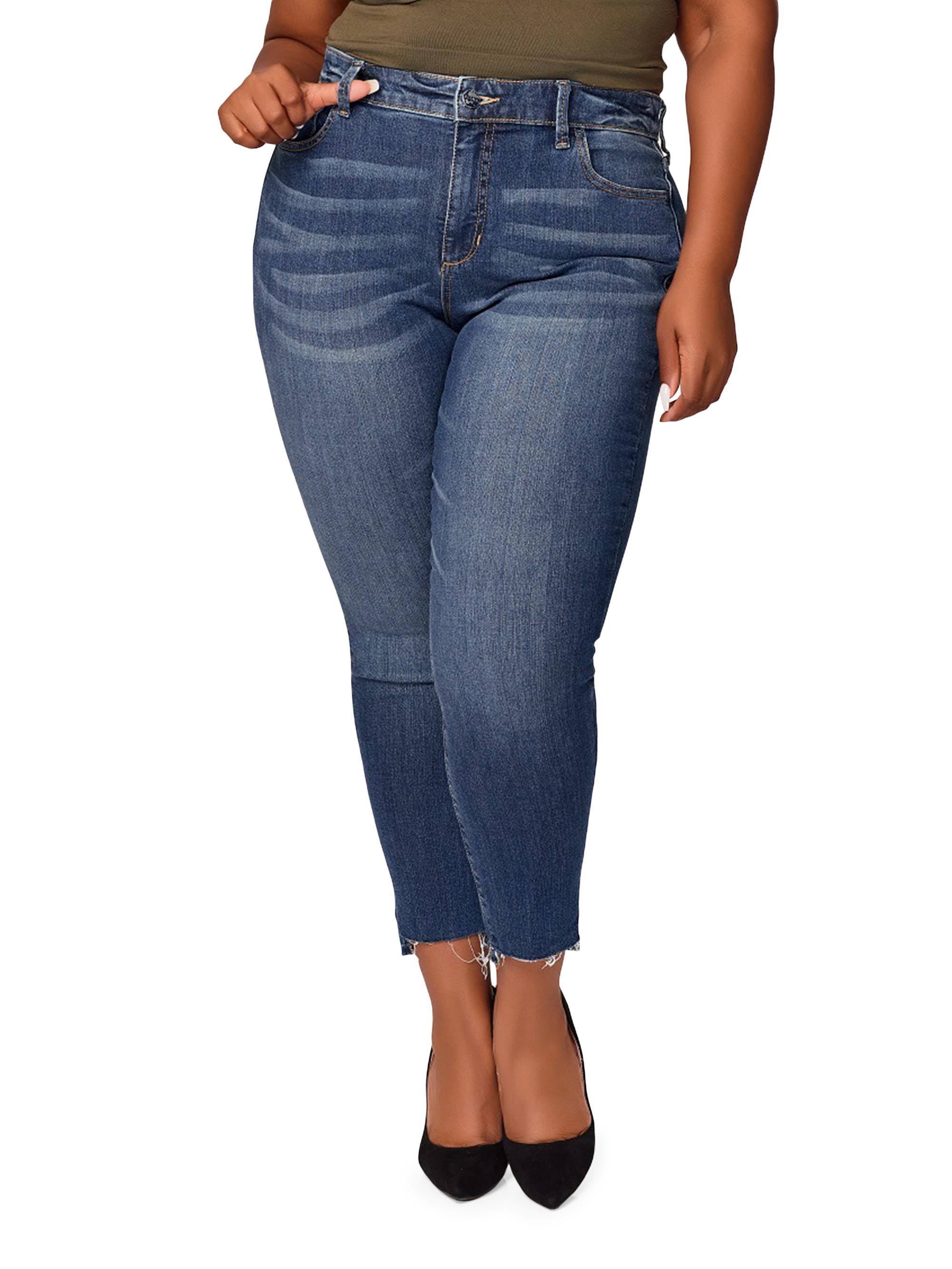 Slink Jeans Women's Lainey High-Rise Ankle Skinny Jeans - Lainey