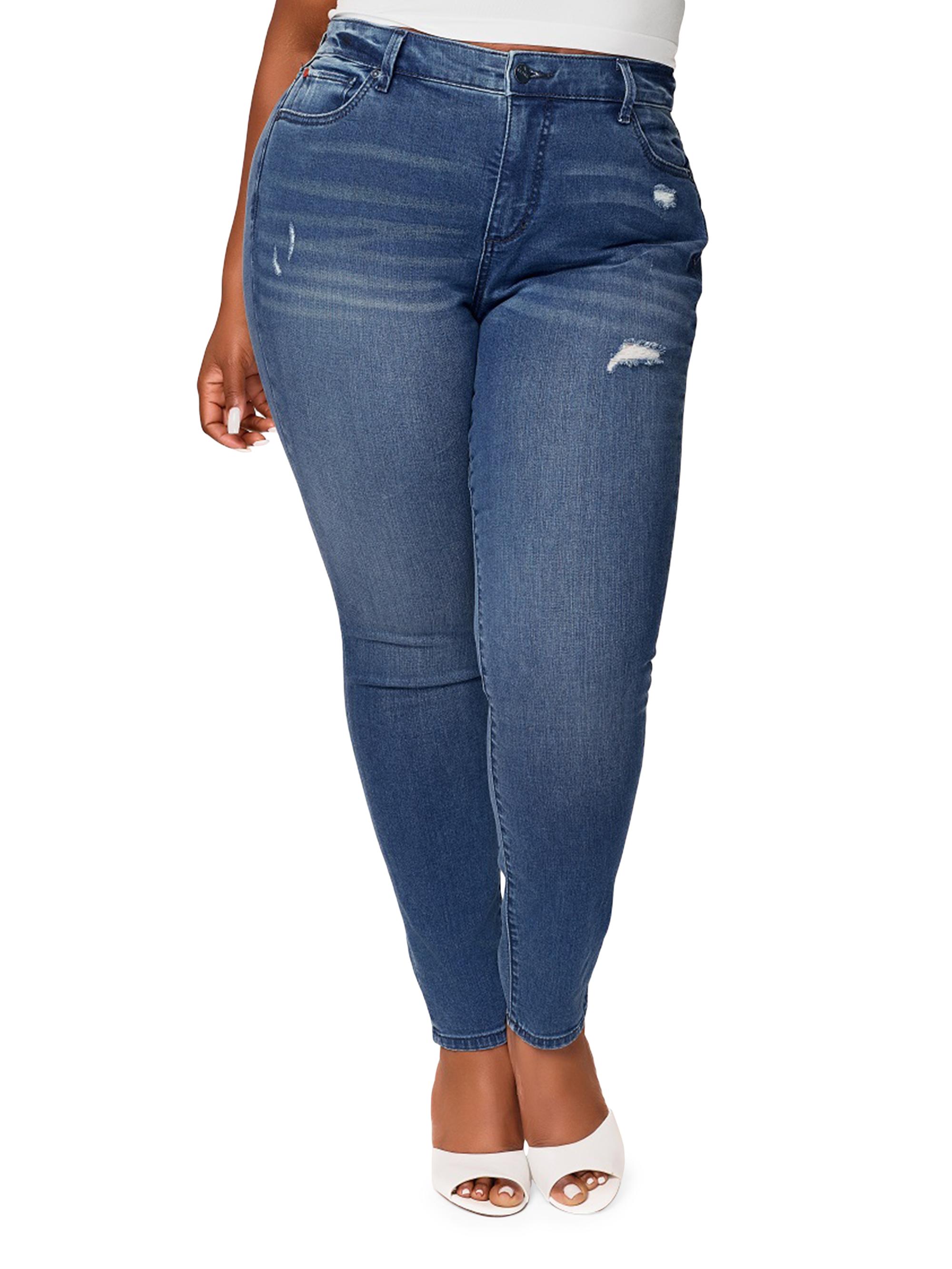 Slink Jeans Women's Raelynn Stretch High-Rise Skinny Jeans - Raelynn