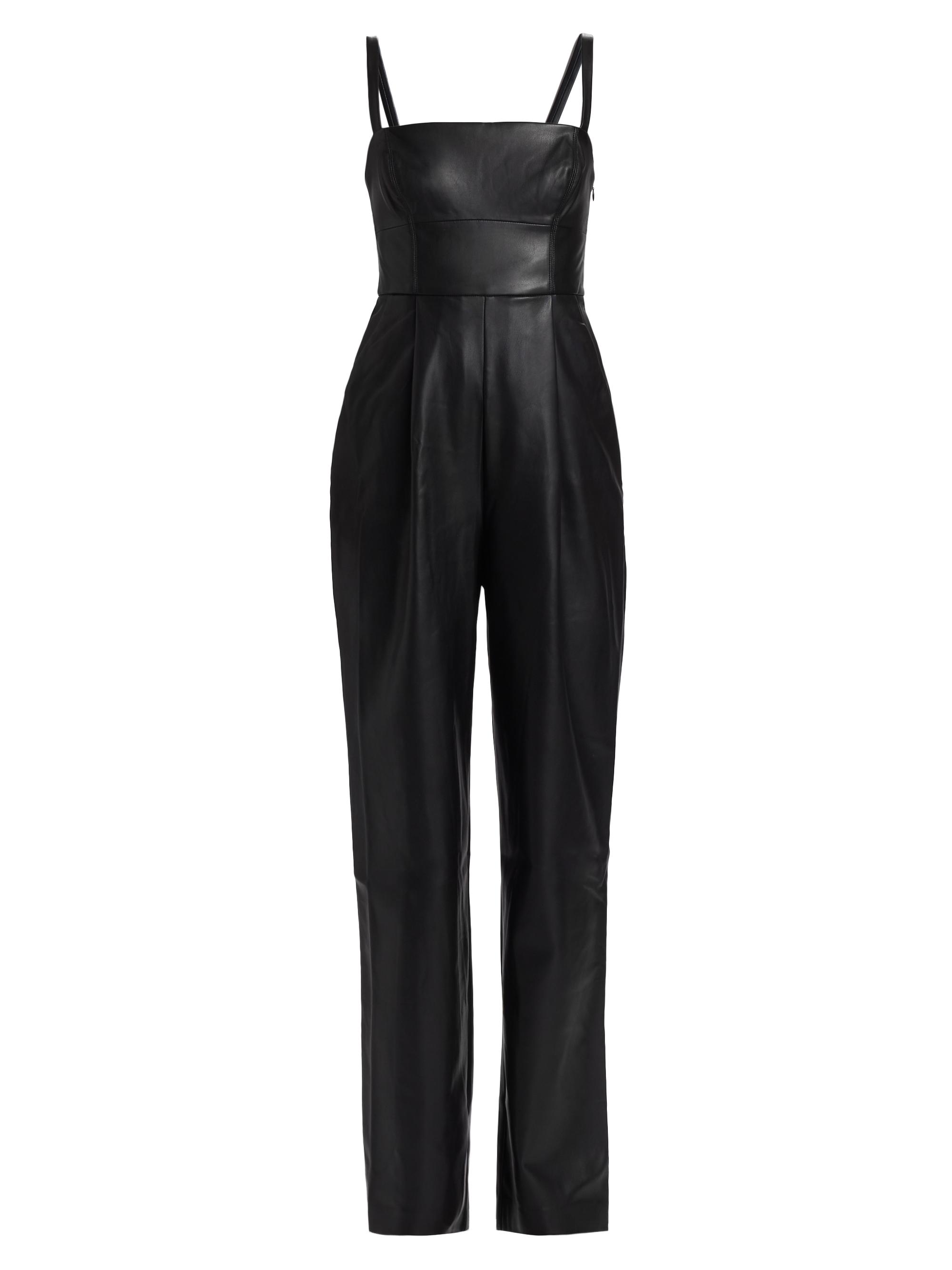 パンツ DENIM&SUPPLY RL black rayon jumpsuit Denim Long Sleeve Jumpsuit | Karen Millen