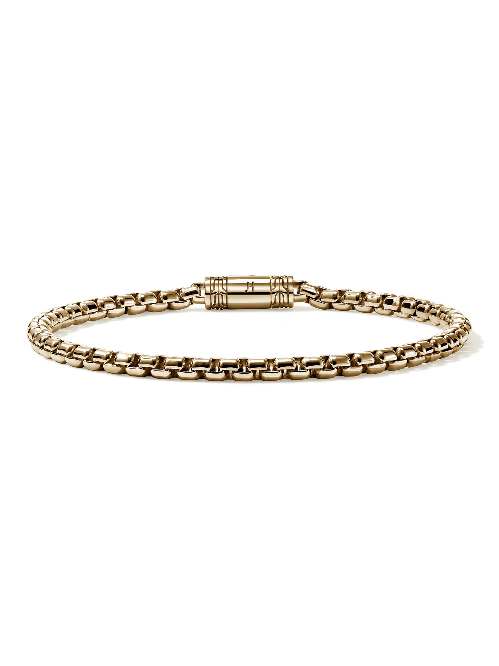 John Hardy Men's Chain 14K Yellow Gold Bracelet - Gold