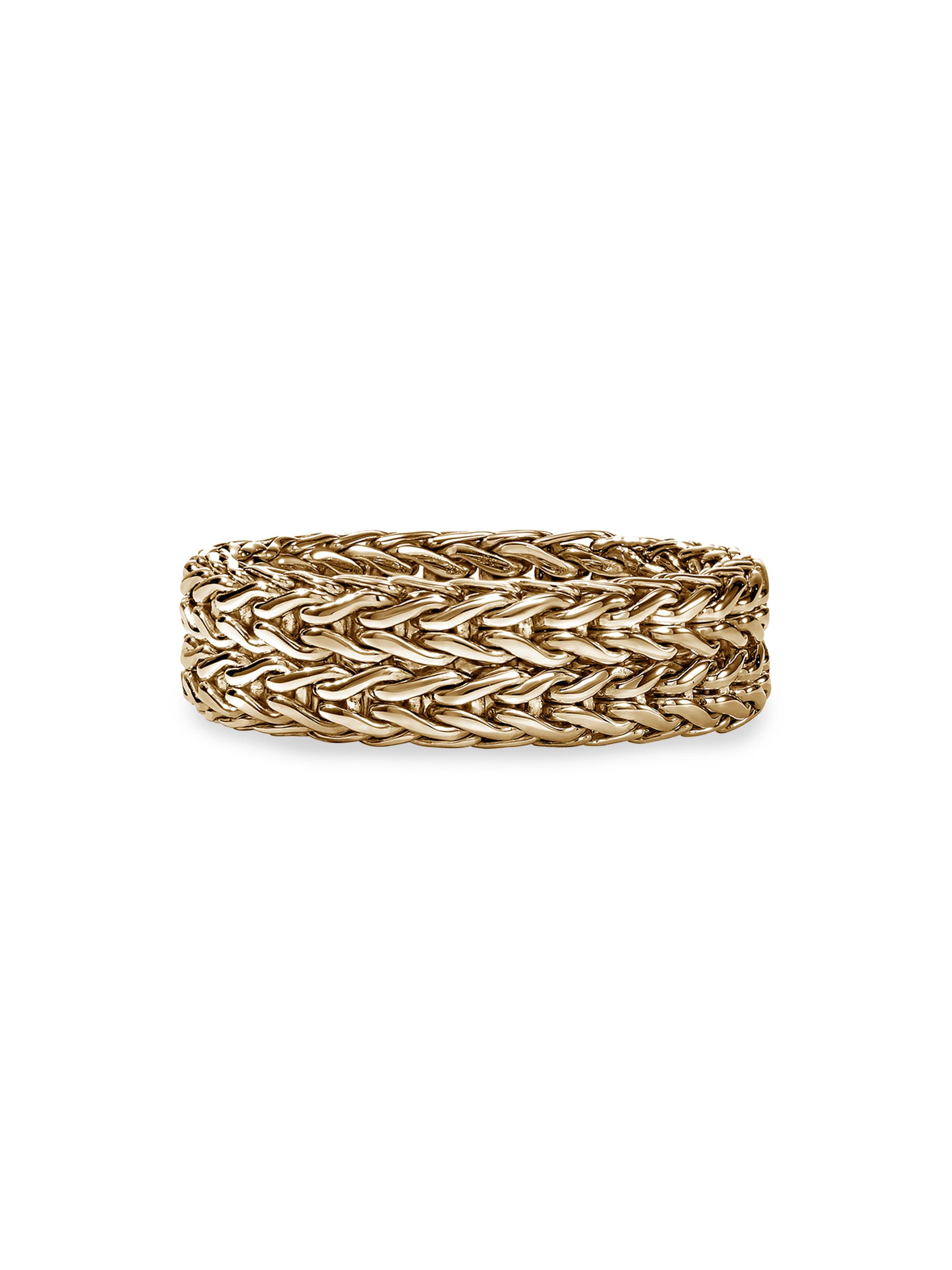 John Hardy Women's Icon Rata Chain 14K Yellow Gold Band Ring - Gold