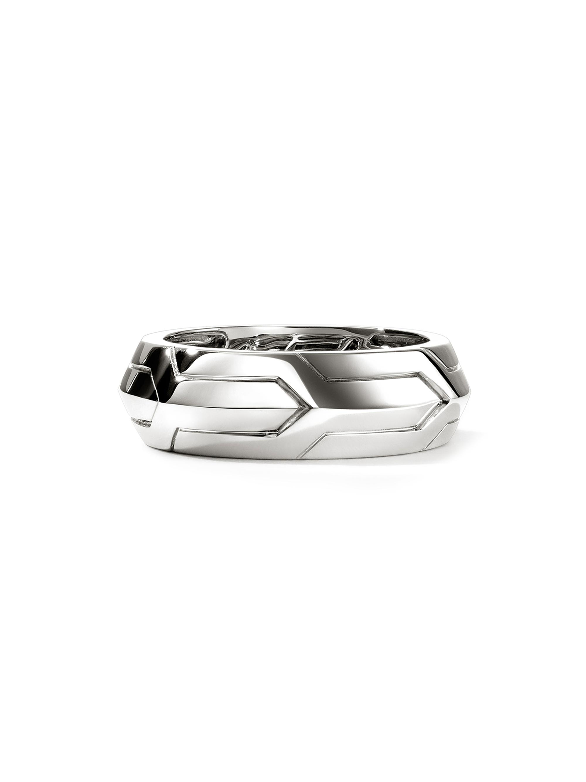 John Hardy Men's Icon 50 Sterling Silver Band Ring - Silver