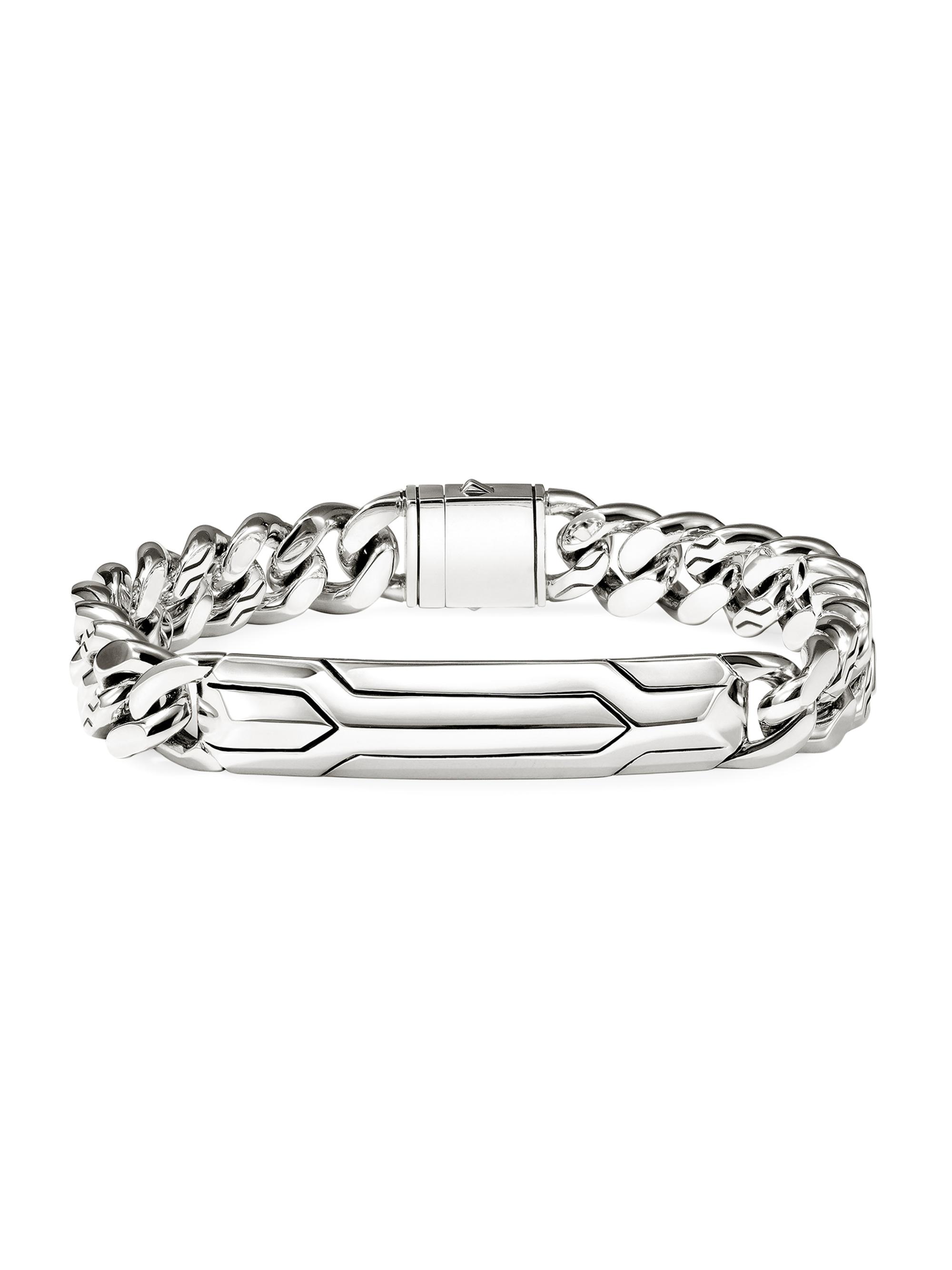 John Hardy Men's Icon Sterling Silver Bracelet - Silver