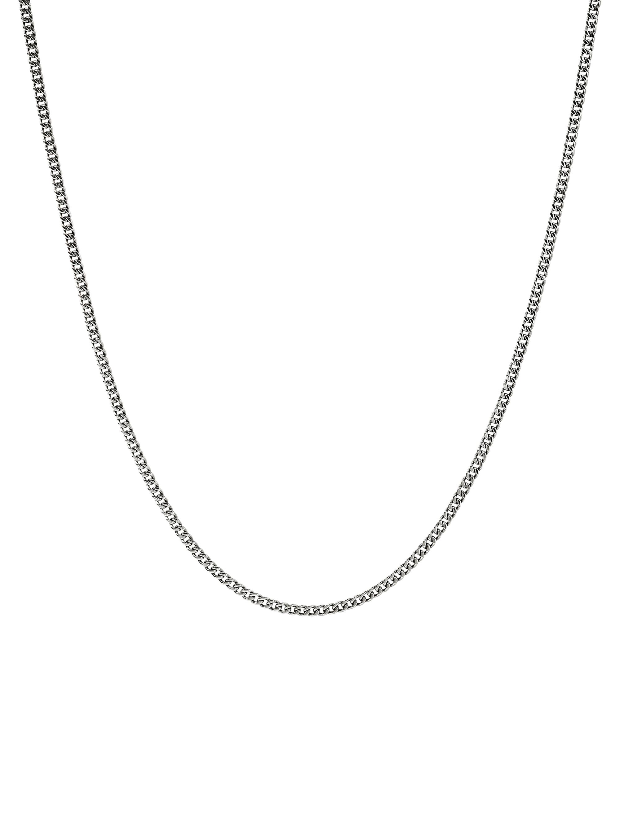 John Hardy Sterling Silver Curb-Chain Necklace/2.1MM - Silver