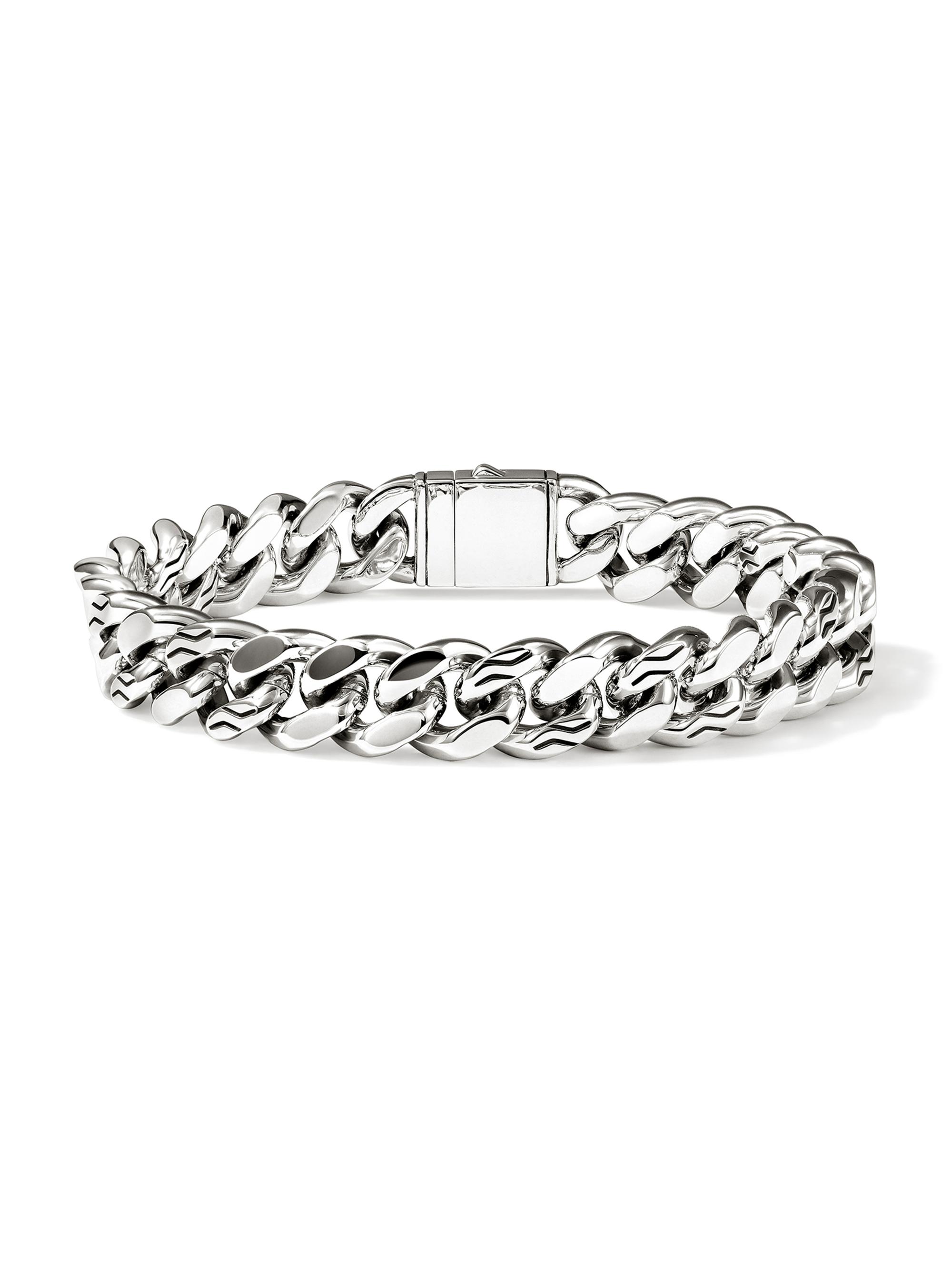 John Hardy Men's Sterling Silver Curb-Chain Bracelet/11MM - Silver