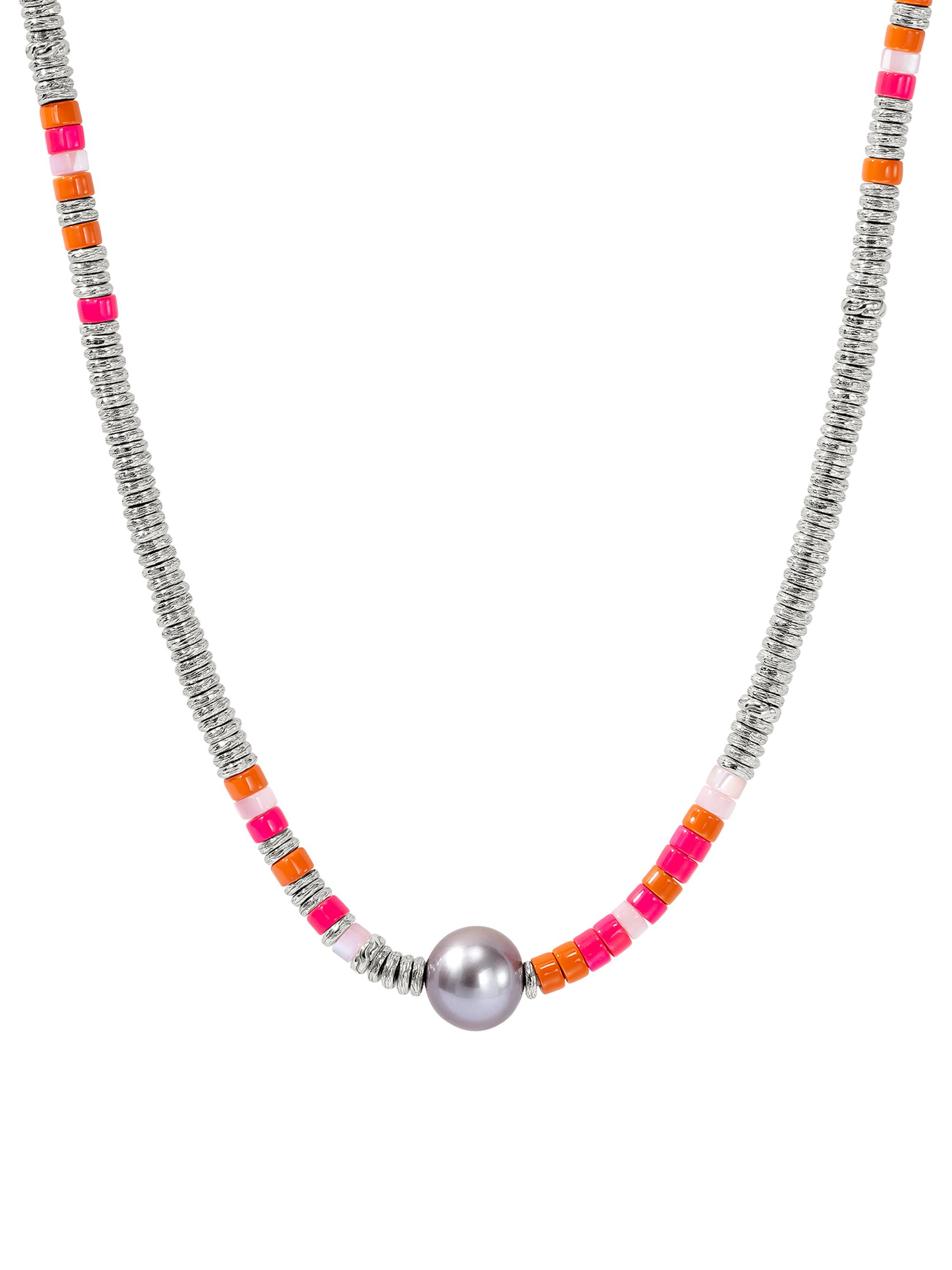 John Hardy Sterling Silver & Mixed-Media Heishi Beaded Necklace - Silver