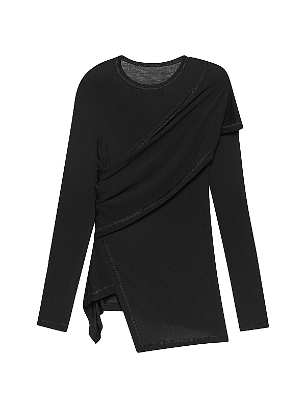 Shop Helmut Lang Protection Asymmetric Top | Saks Fifth Avenue Shop Helmut Lang Protection Asymmetric Top | Saks Fifth Avenue