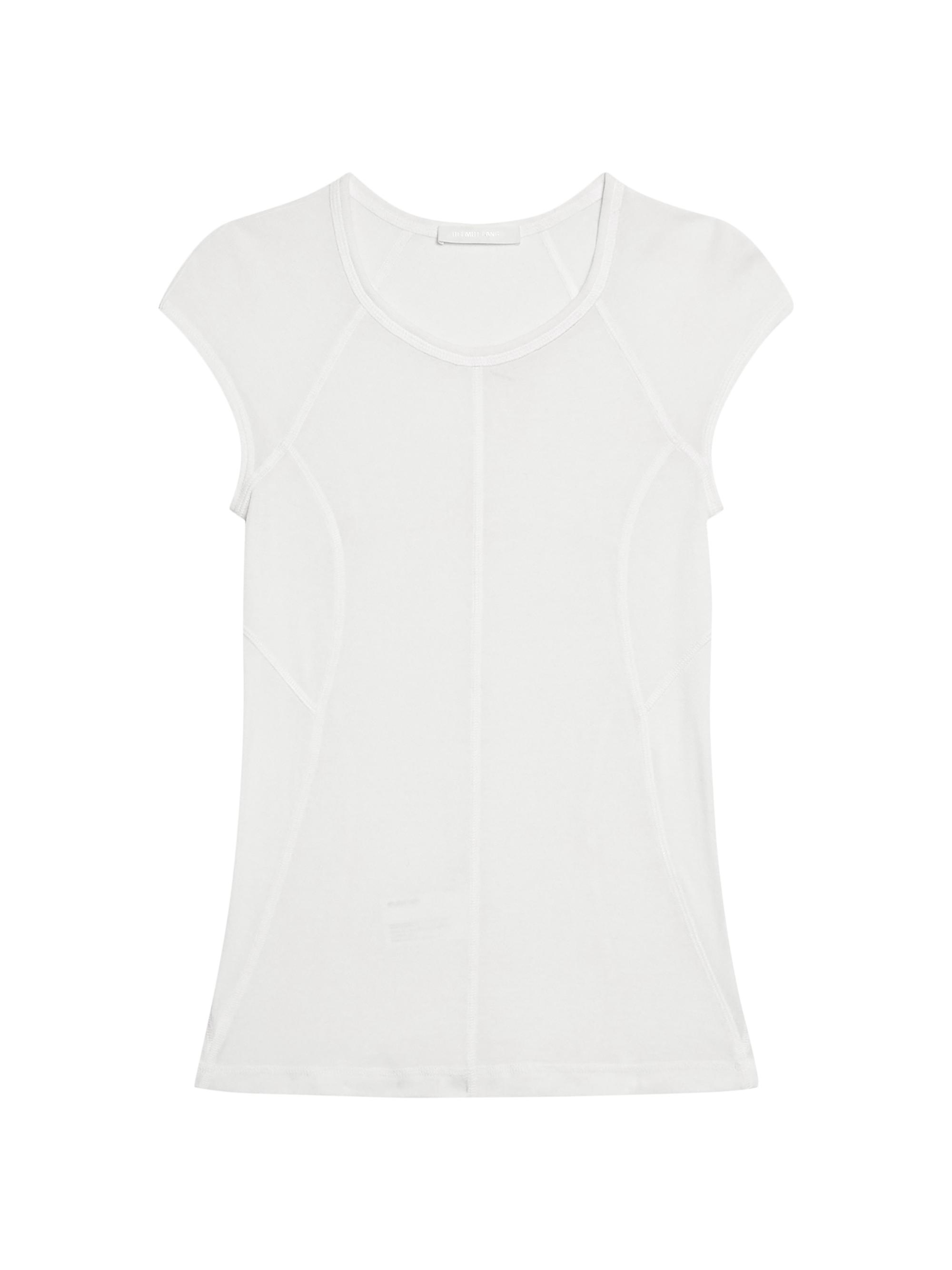 Helmut Lang Women's Sports Cap-Sleeve Top - Optic White