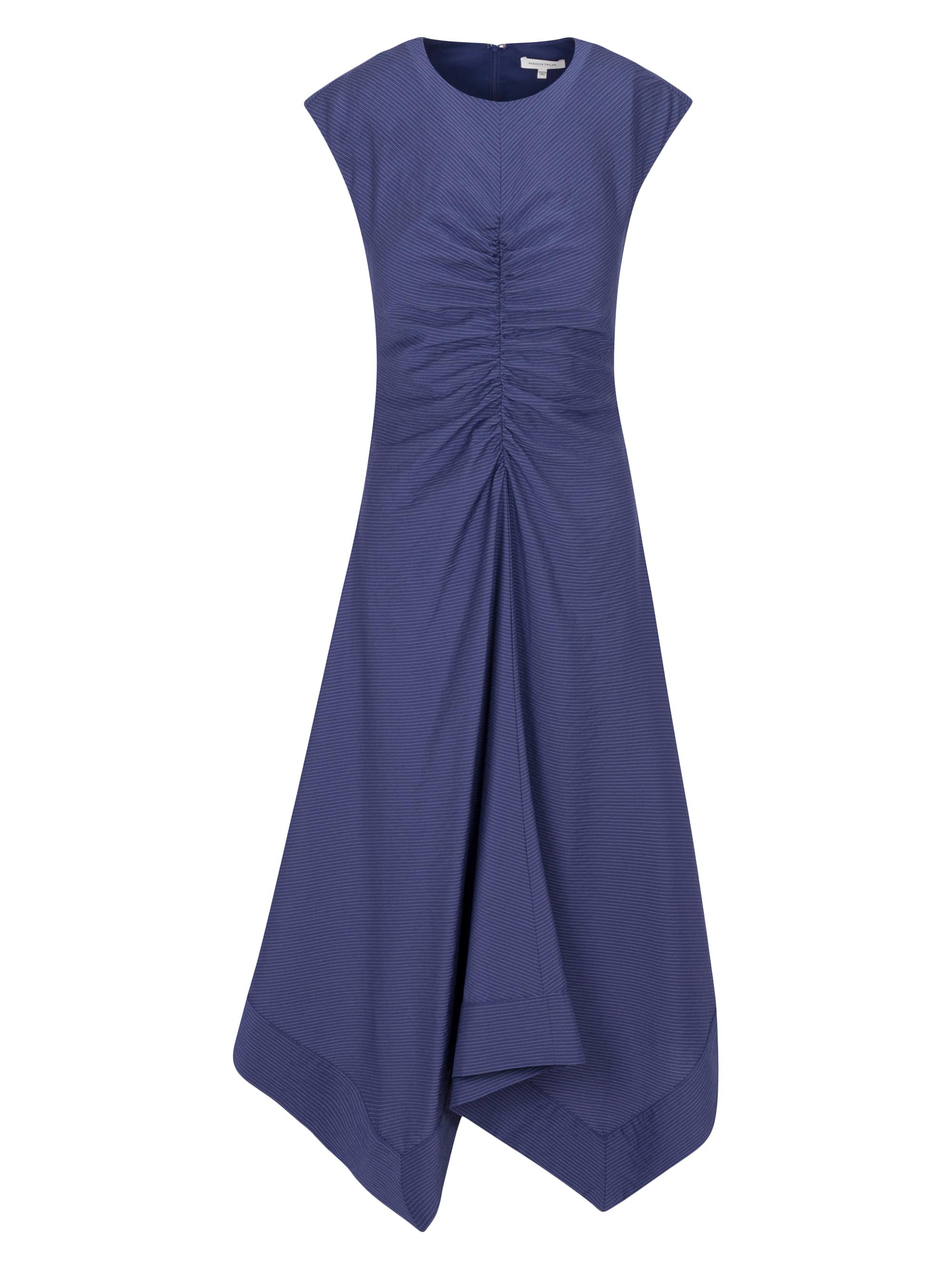 Rebecca Taylor Women's Allegra Stripe Midi-Dress - Navy