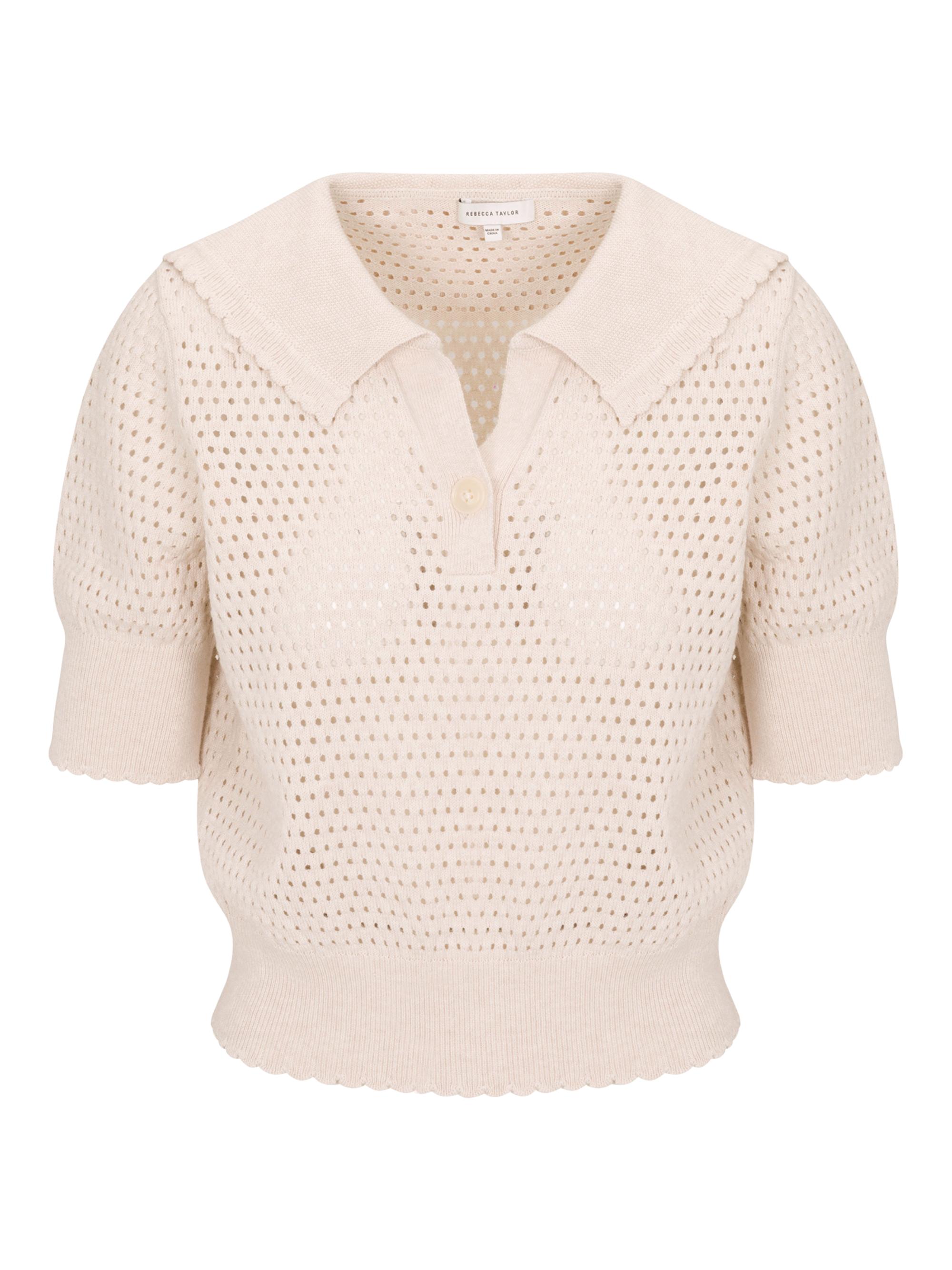 Rebecca Taylor Women's Fern Knit Sweater - Beige