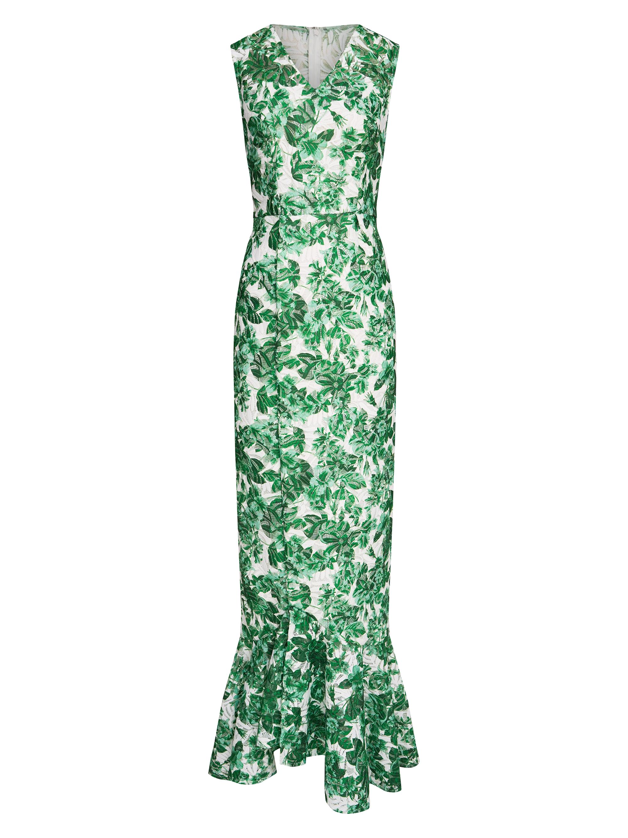 Kay Unger Juniper Floral Lace Column Gown | Saks Fifth Avenue