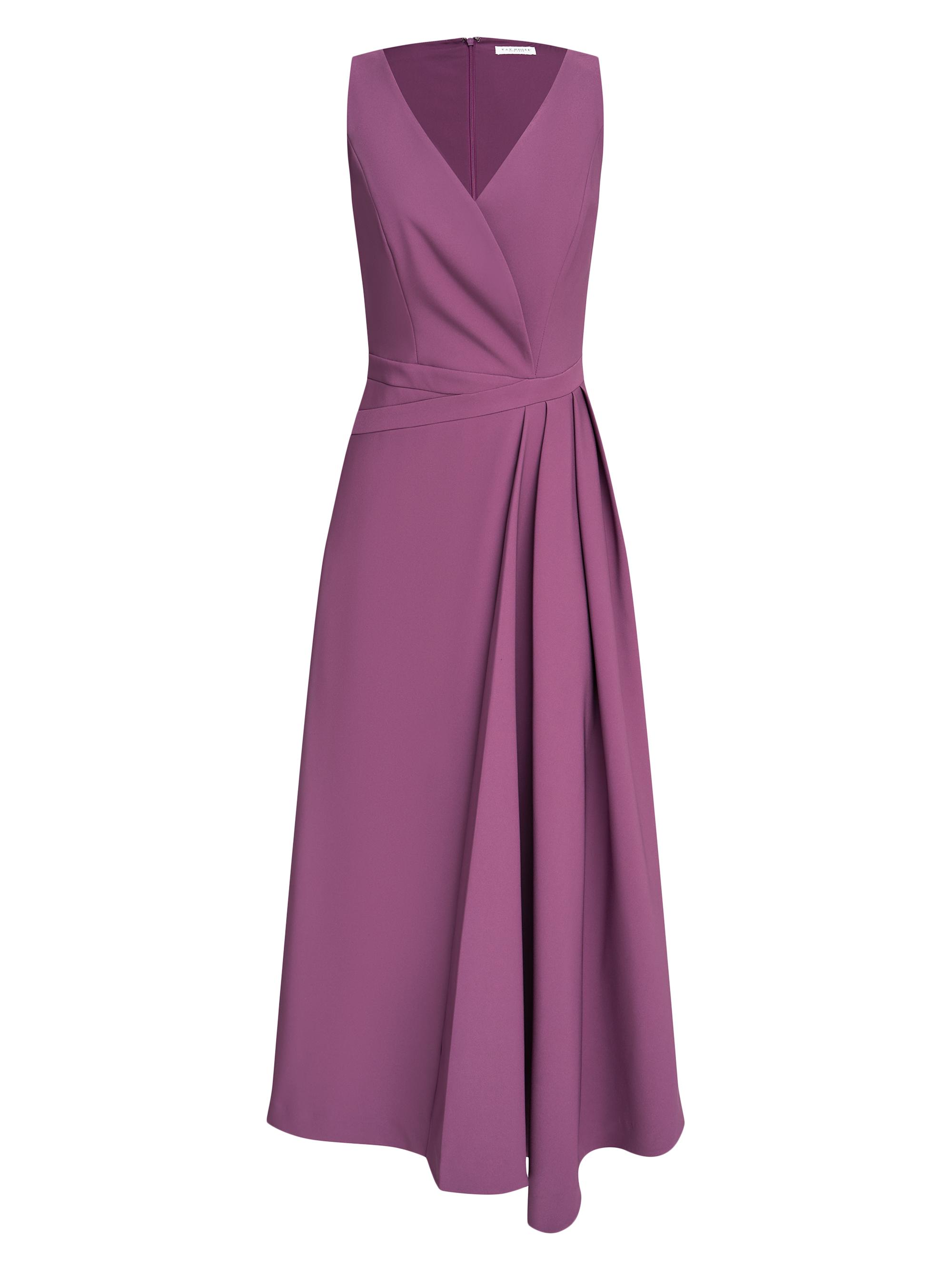 Kay Unger Women's Nessa Asymmetric Cocktail Dress - Violet