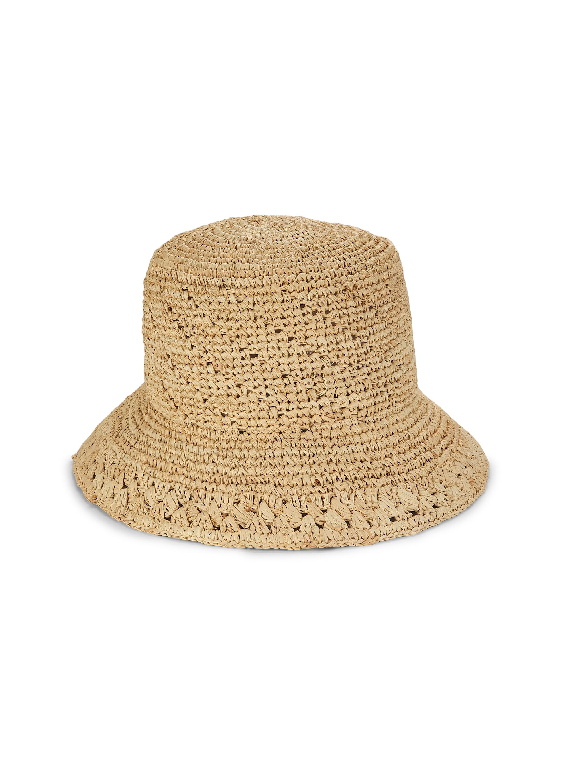 Vince Raffia Crochet Bucket Hat | Saks Fifth Avenue