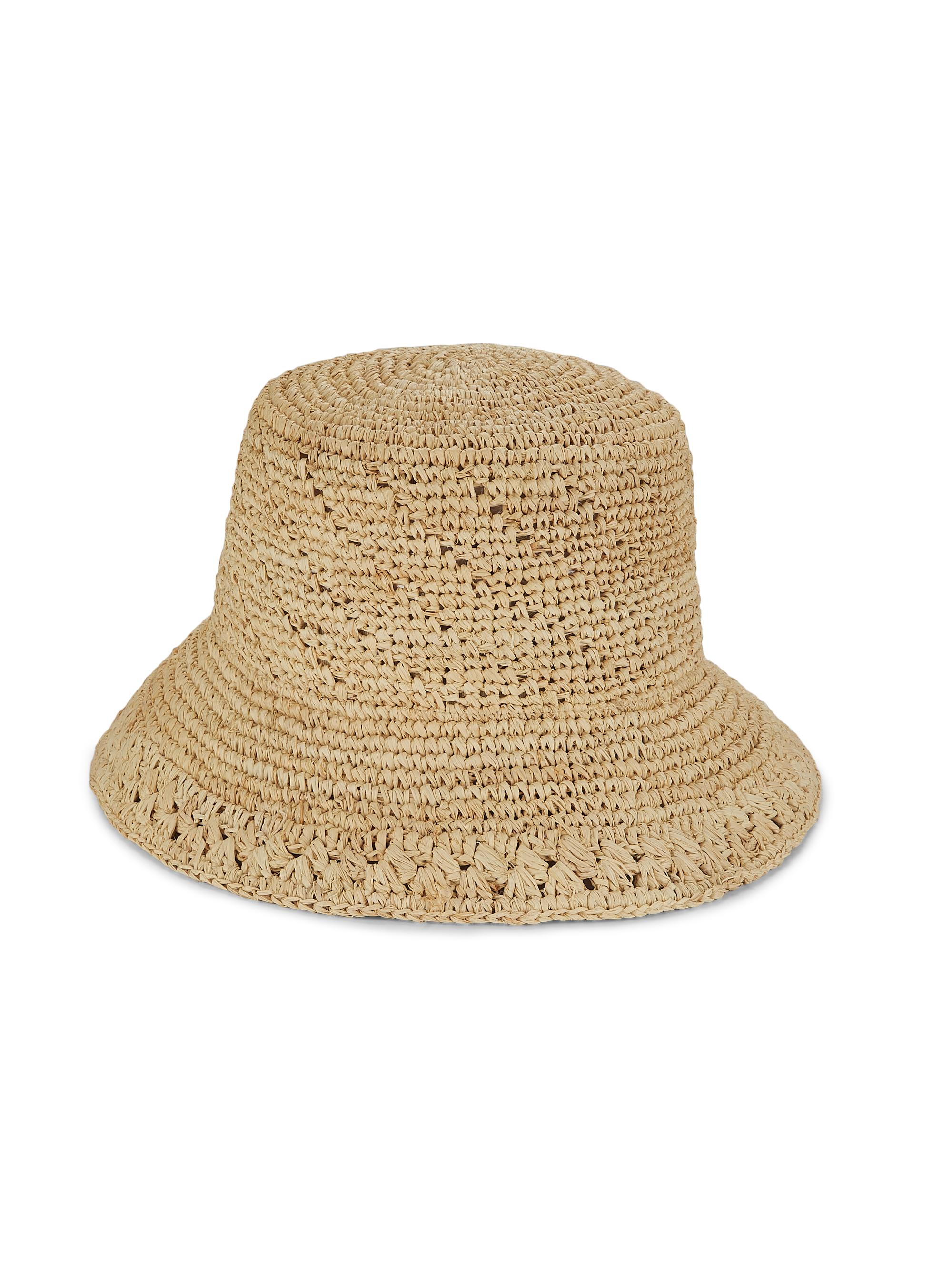 Vince Raffia Crochet Bucket Hat | Saks Fifth Avenue