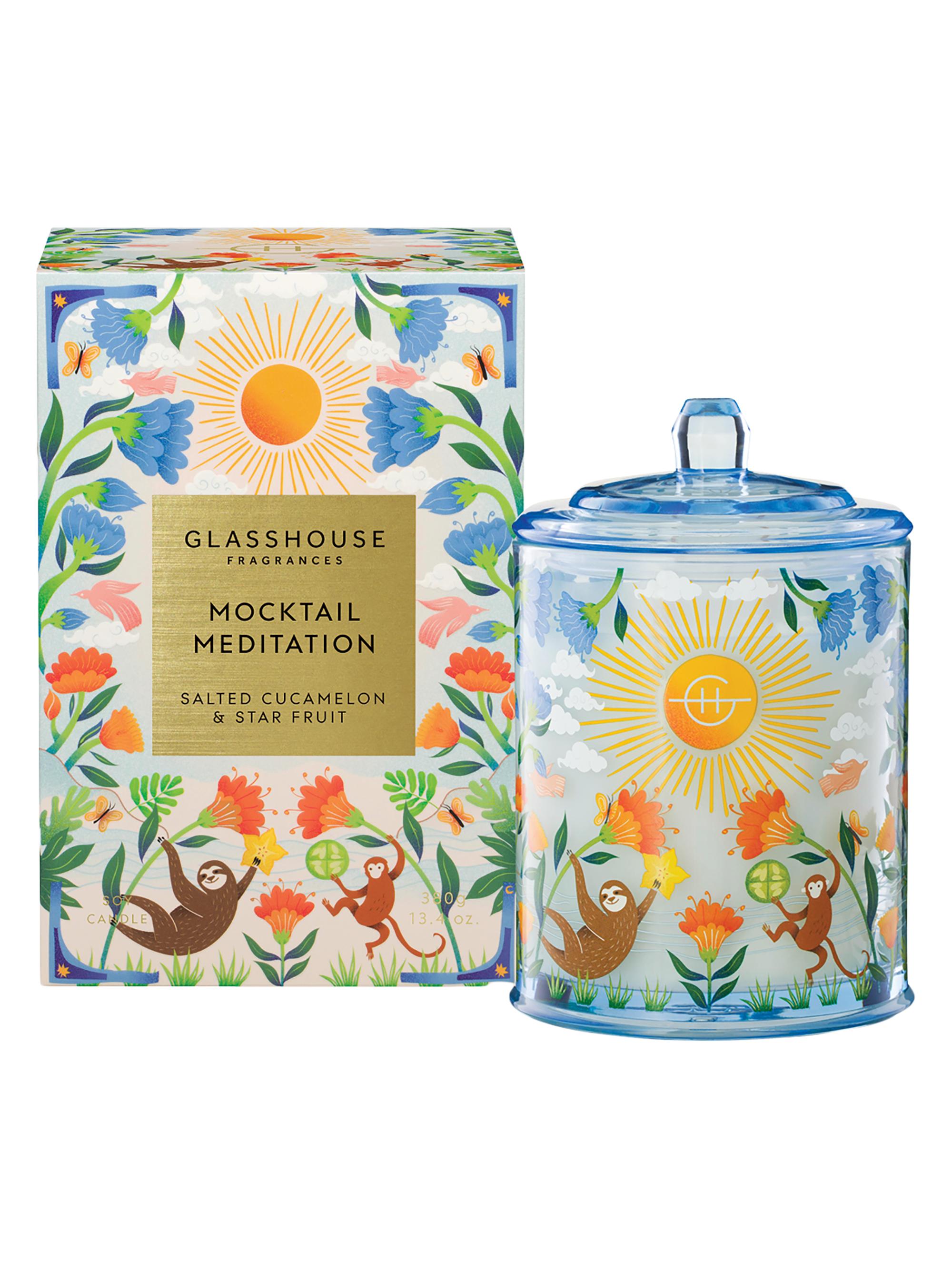 Glasshouse Fragrances Summer Refresh Mocktail Meditation Candle