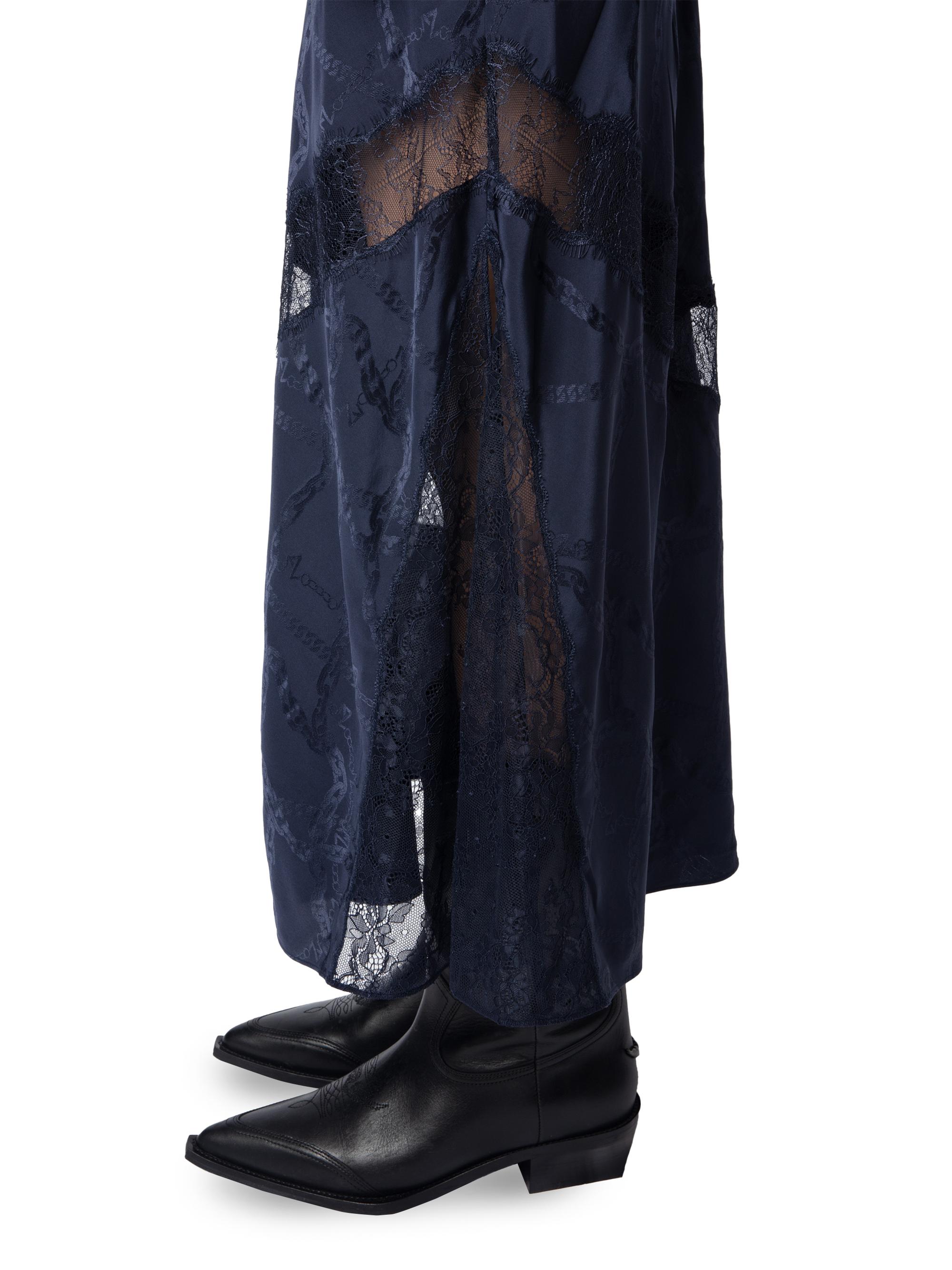 Zadig & Voltaire Jaylal Chaines Lace-Detail Midi-Skirt | Saks