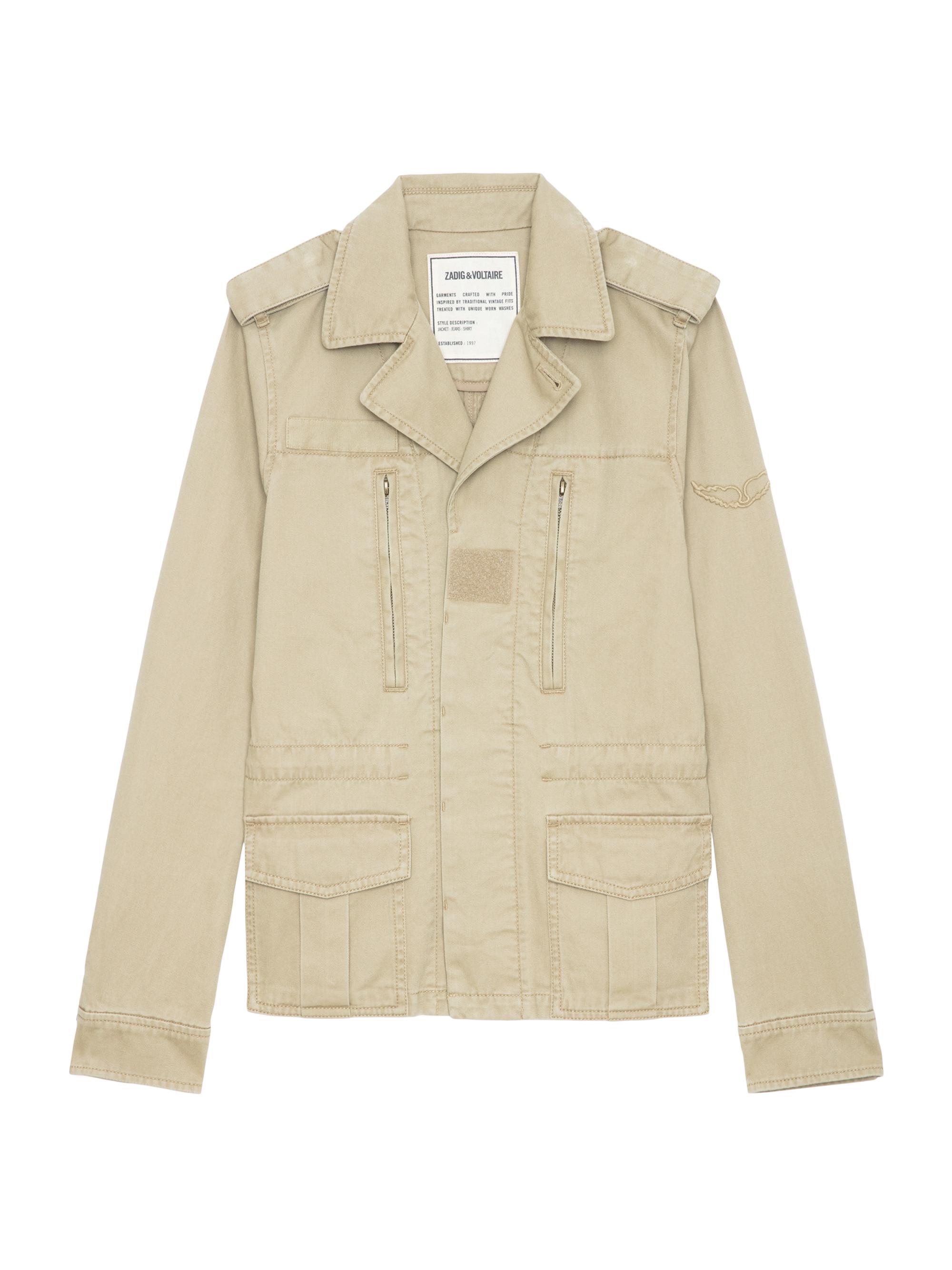 Zadig & Voltaire Klimi Cotton Military Jacket | Saks Fifth Avenue