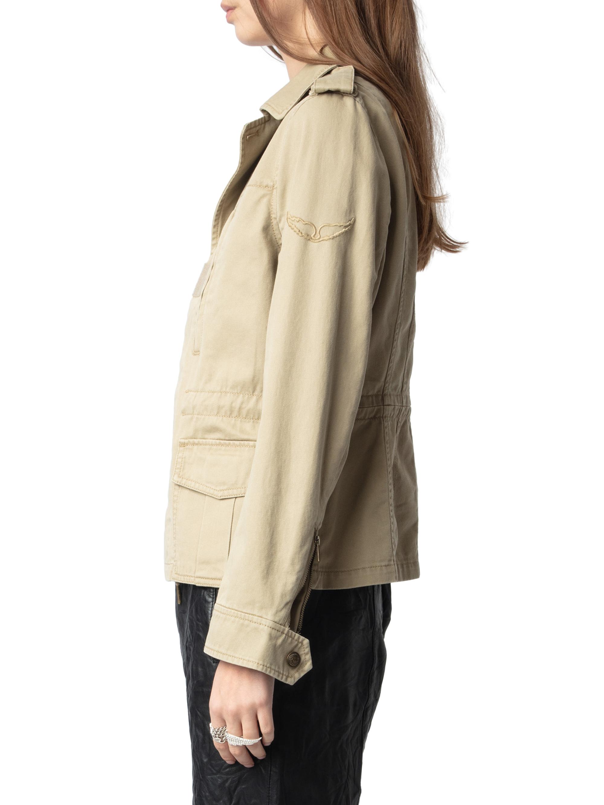 Zadig & Voltaire Klimi Cotton Military Jacket | Saks Fifth Avenue