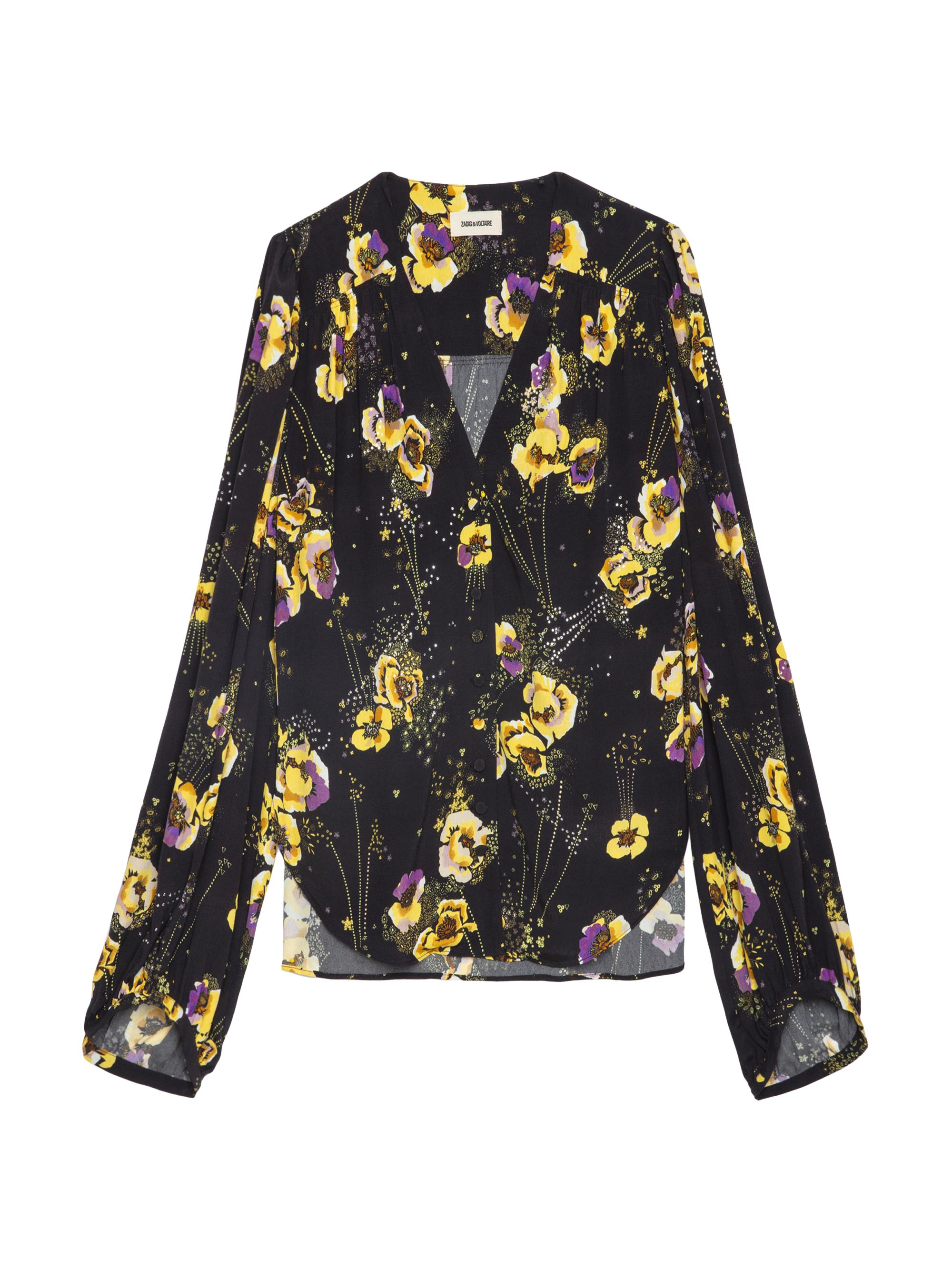 Zadig & Voltaire Women's Turin Crepe Yoko Button-Up Blouse - Noir