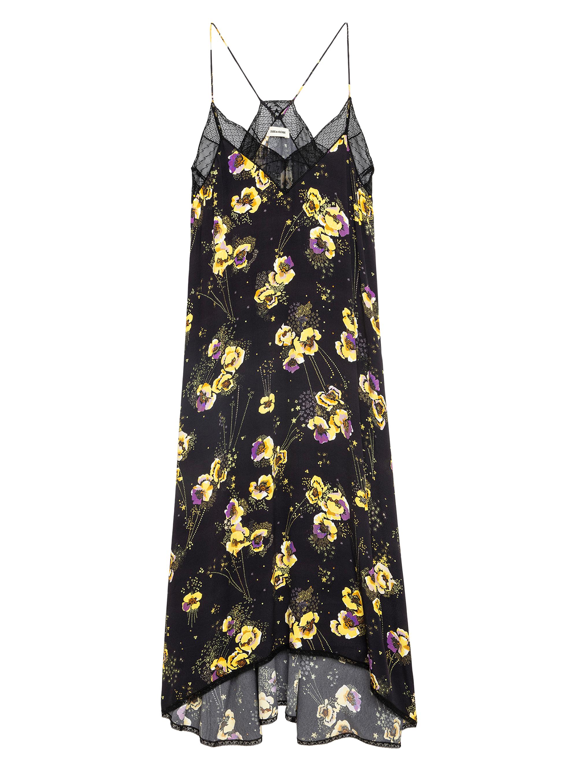 Zadig & Voltaire Women's Risty Crepe Yoko Slip Maxi Dress - Noir