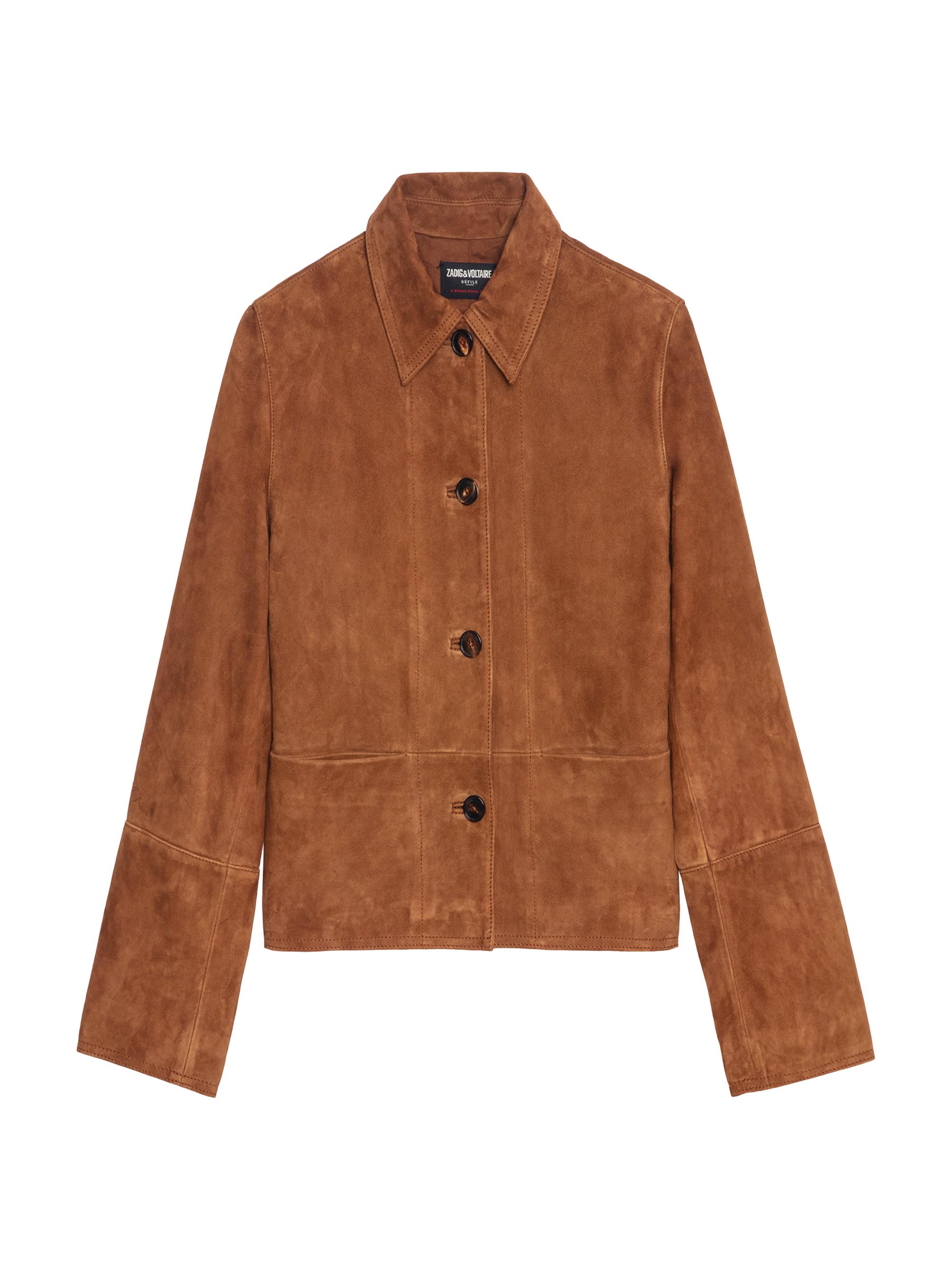 Zadig & Voltaire Lessa Suede Jacket | Saks Fifth Avenue