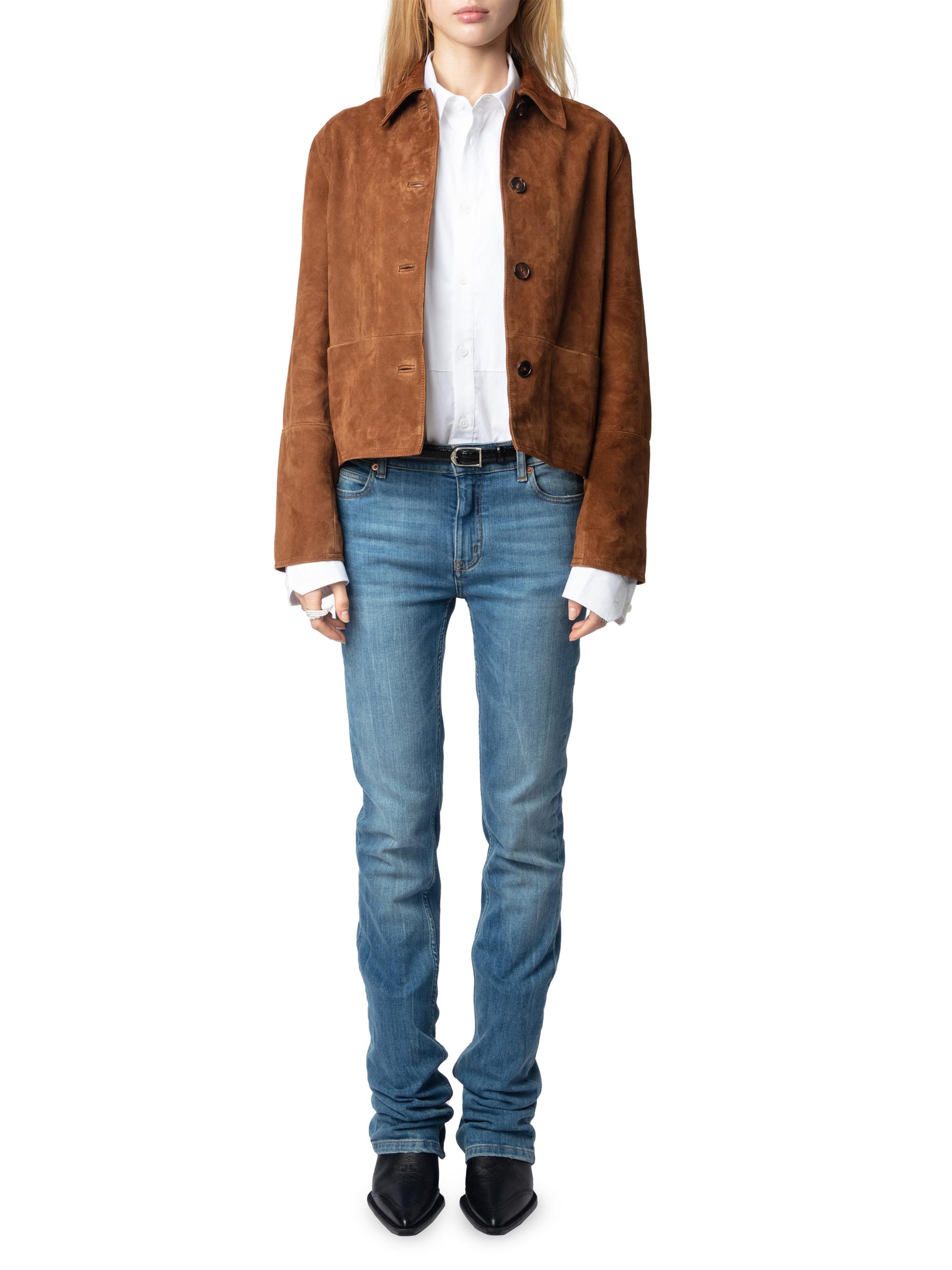 Zadig & Voltaire Lessa Suede Jacket | Saks Fifth Avenue