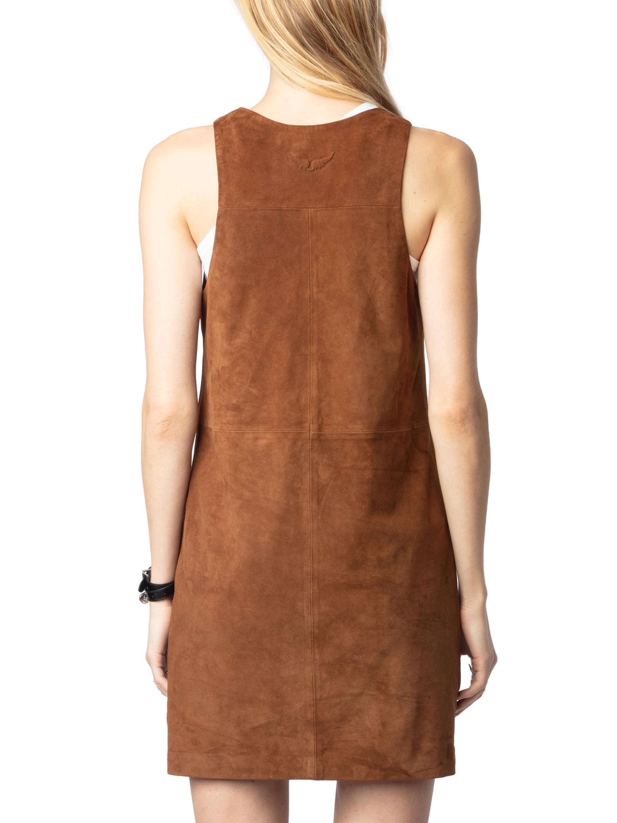 Zadig & Voltaire Rasha Suede Dress | Saks Fifth Avenue