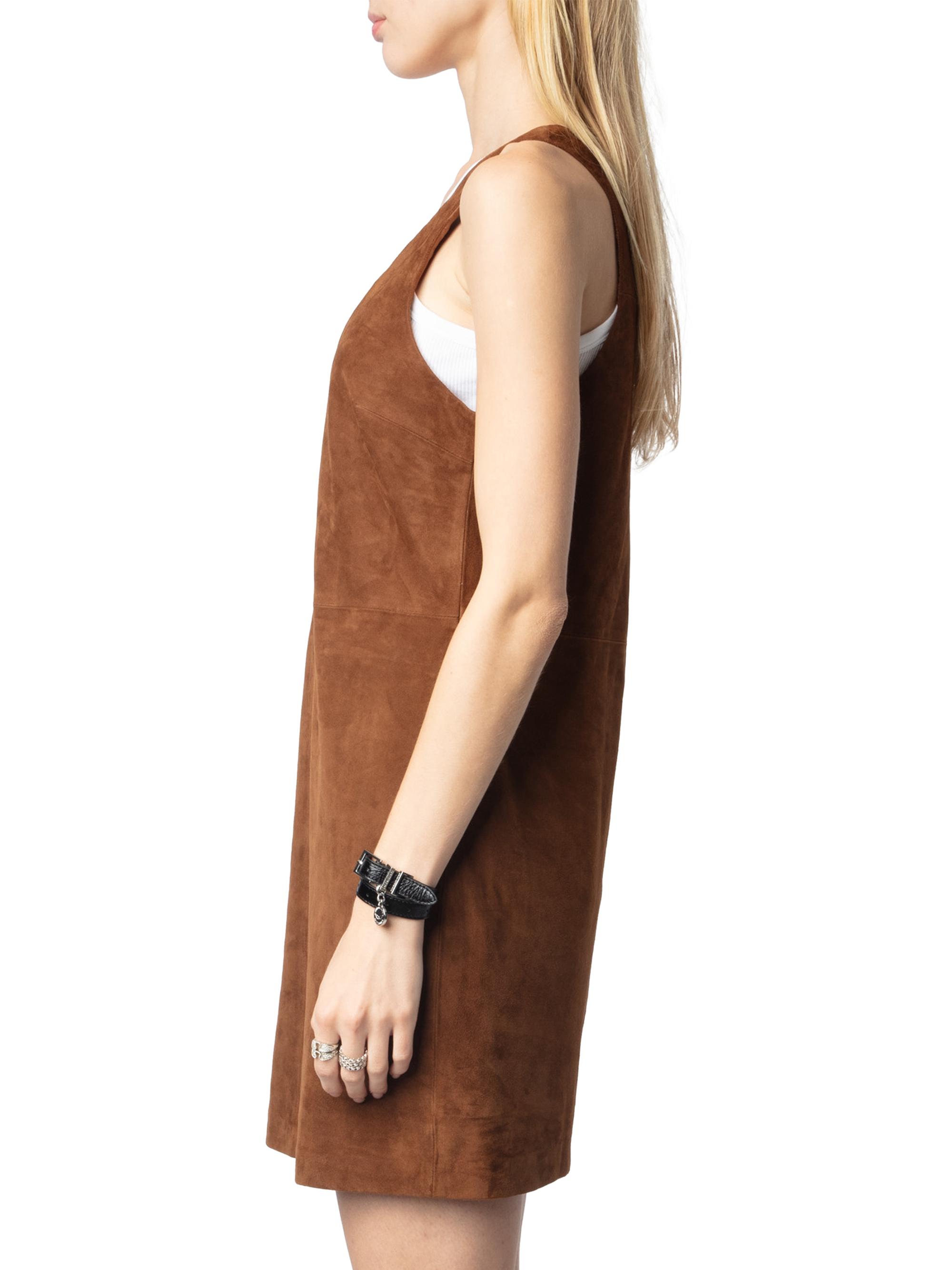 Zadig & Voltaire Rasha Suede Dress | Saks Fifth Avenue