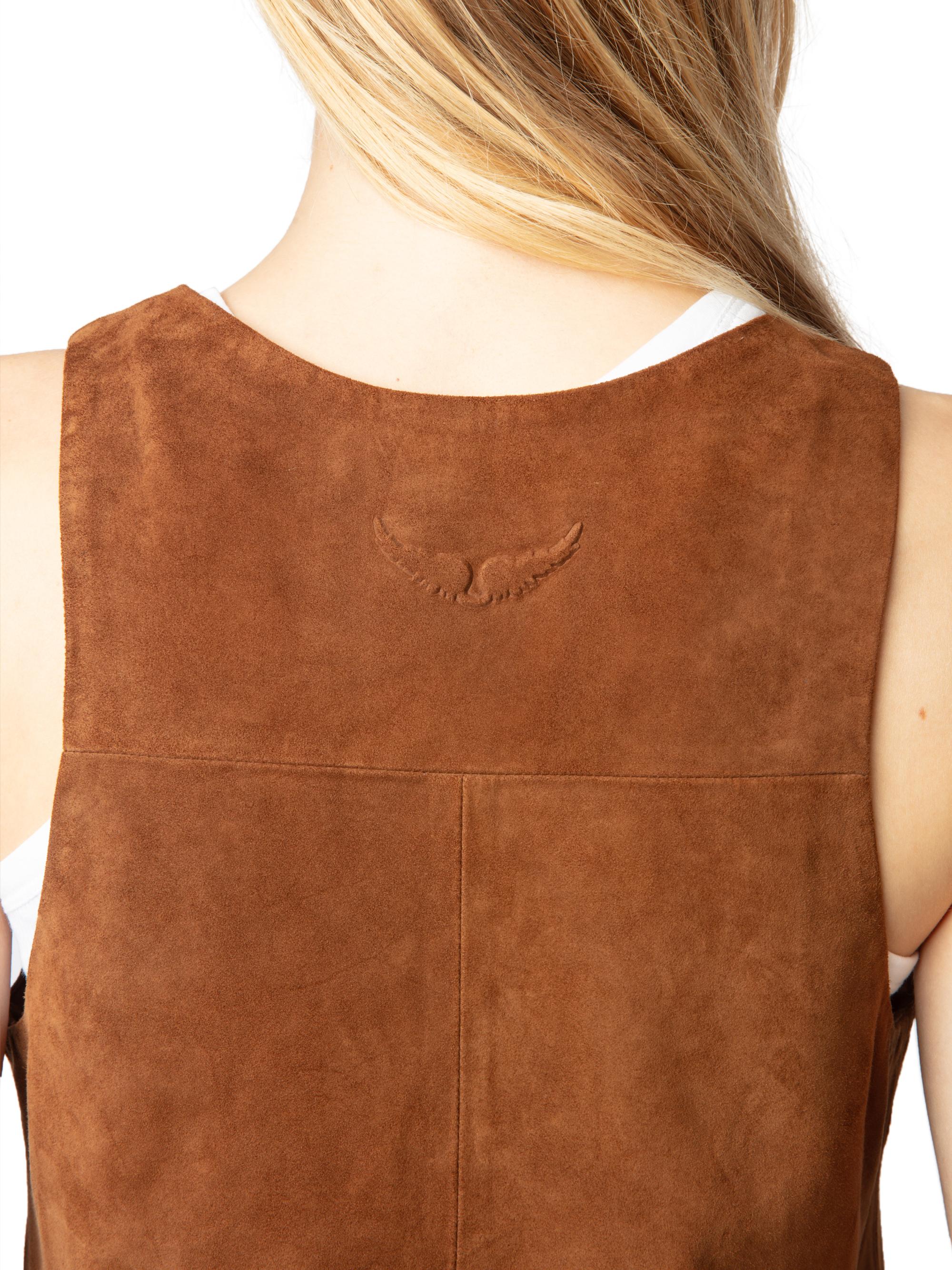 Zadig & Voltaire Rasha Suede Dress | Saks Fifth Avenue