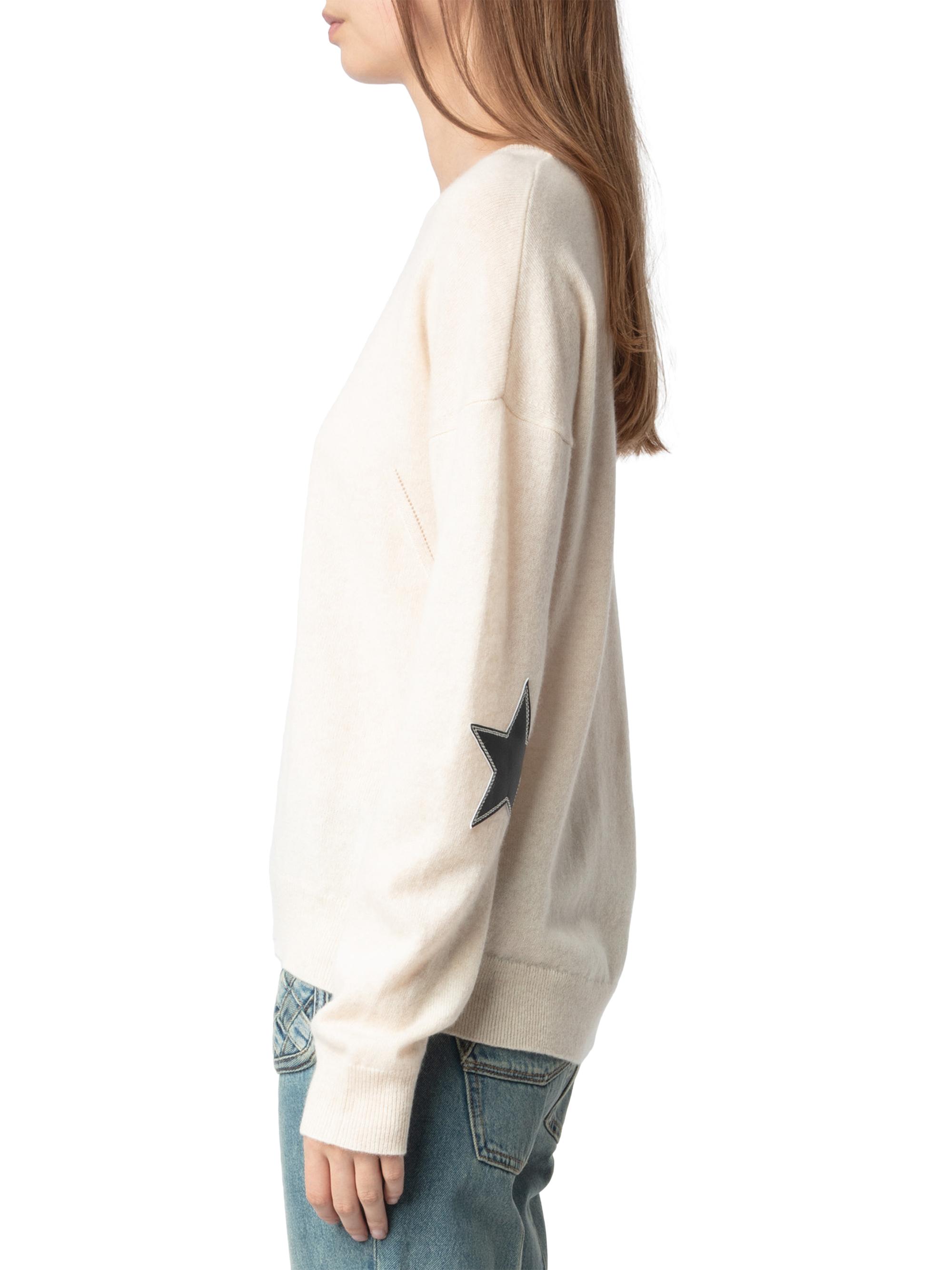 Zadig & Voltaire Cici Cashmere Star Patch Sweater | Saks