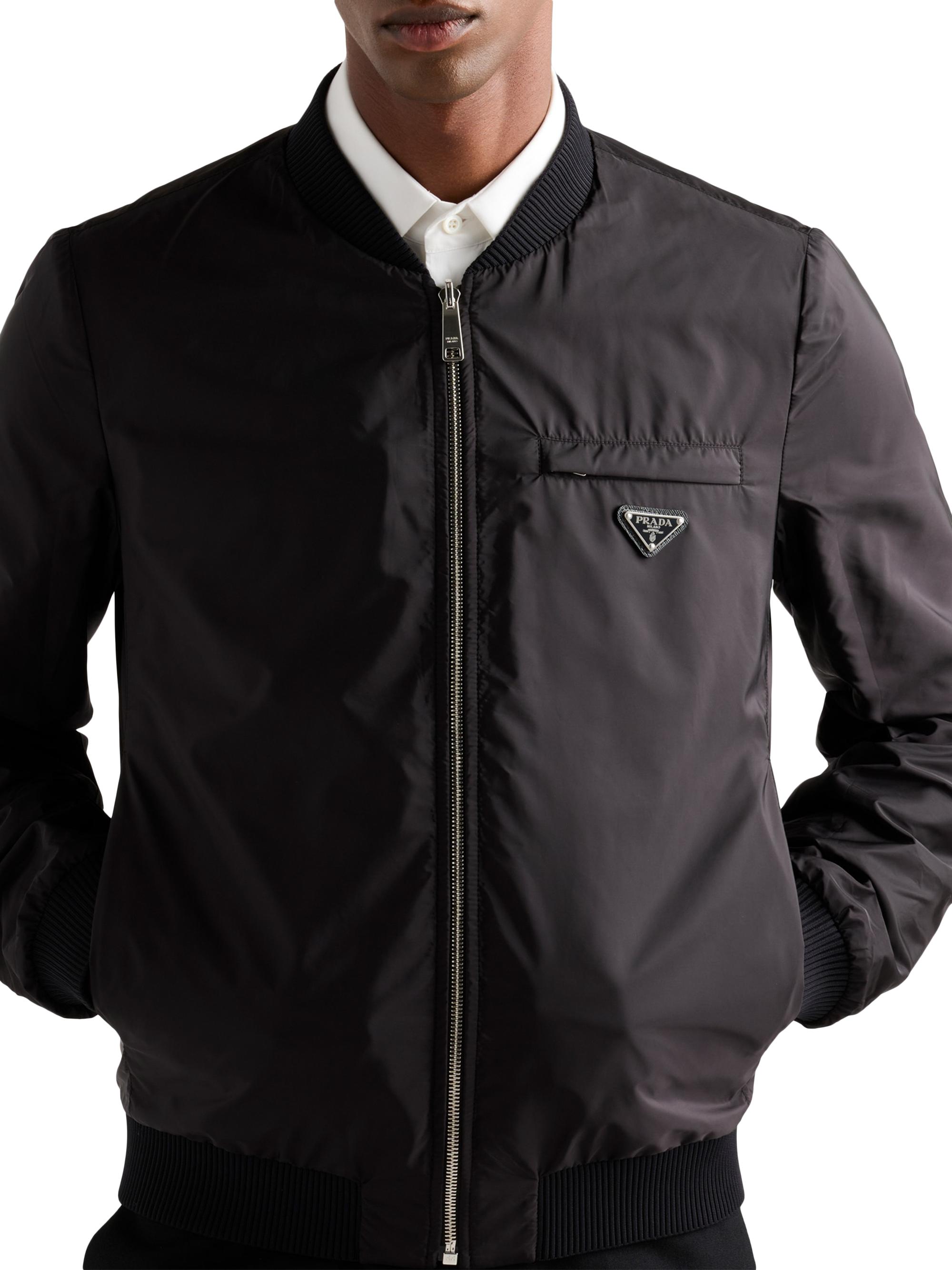 Prada Nappa Leather Bomber Jacket | Saks Fifth Avenue