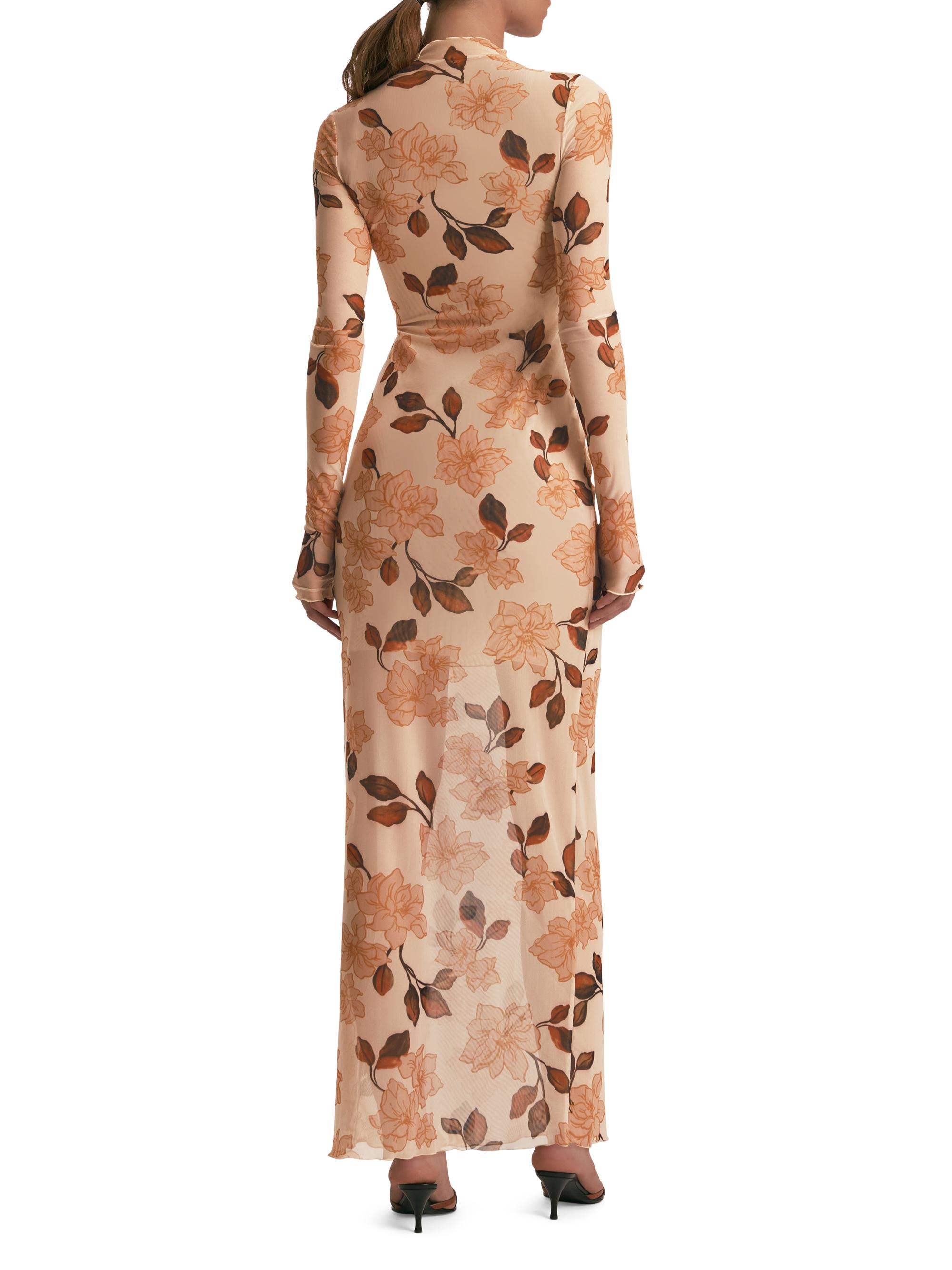 favorite daughter sheer fantasy dress Favorite Daughter The Sheer Fantasy Dress- Bare Roses L