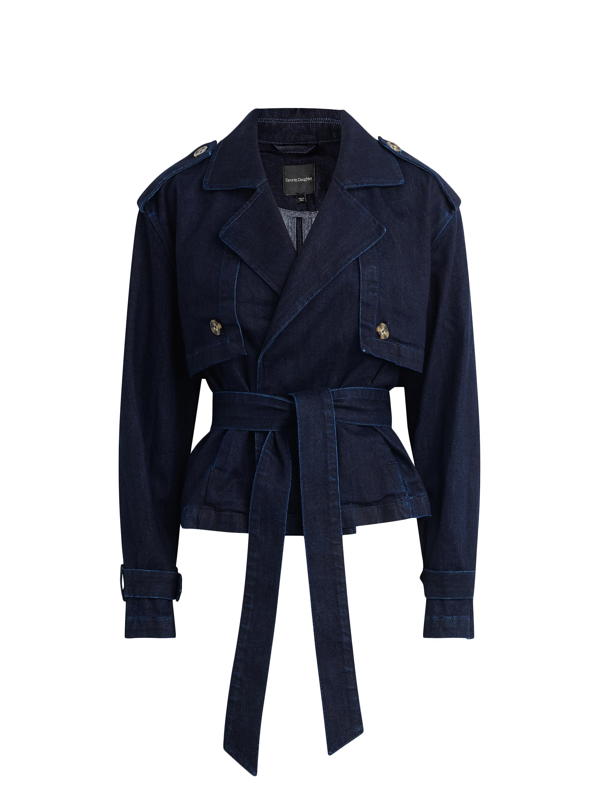 Favorite Daughter Women's The Cropped Charles Trench - Lisbon