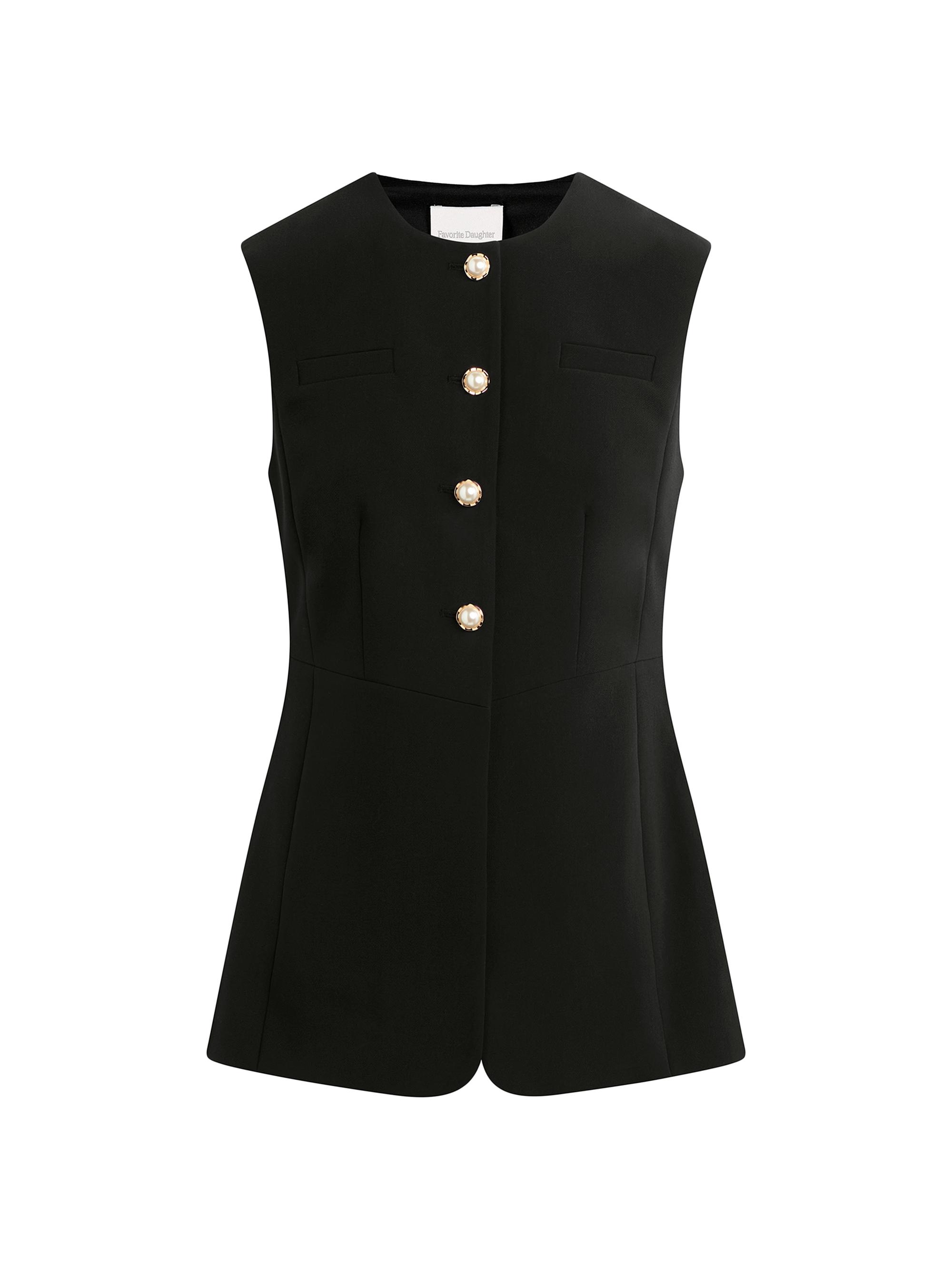 Favorite Daughter Women's The Clocking In Top - Black