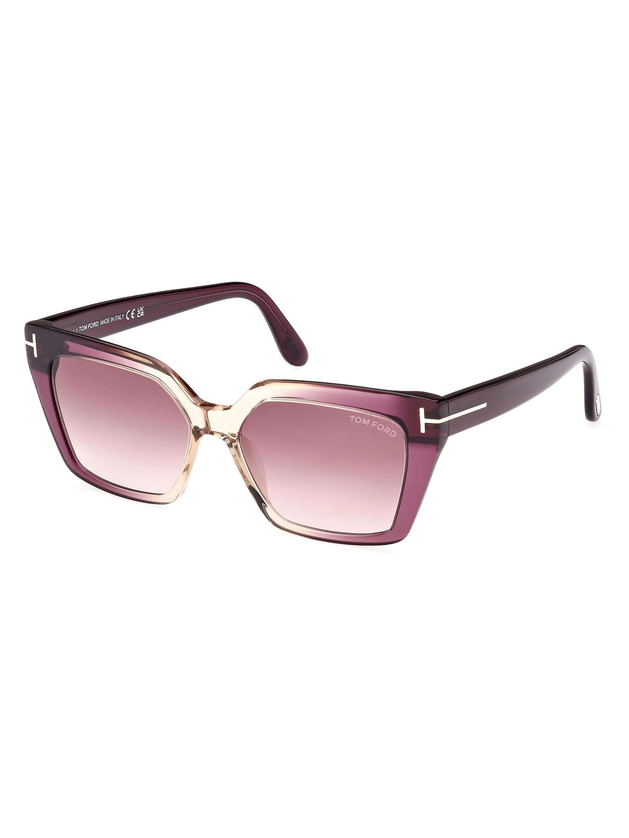 TOM FORD Women's 53MM Cat-Eye Sunglasses - Violet