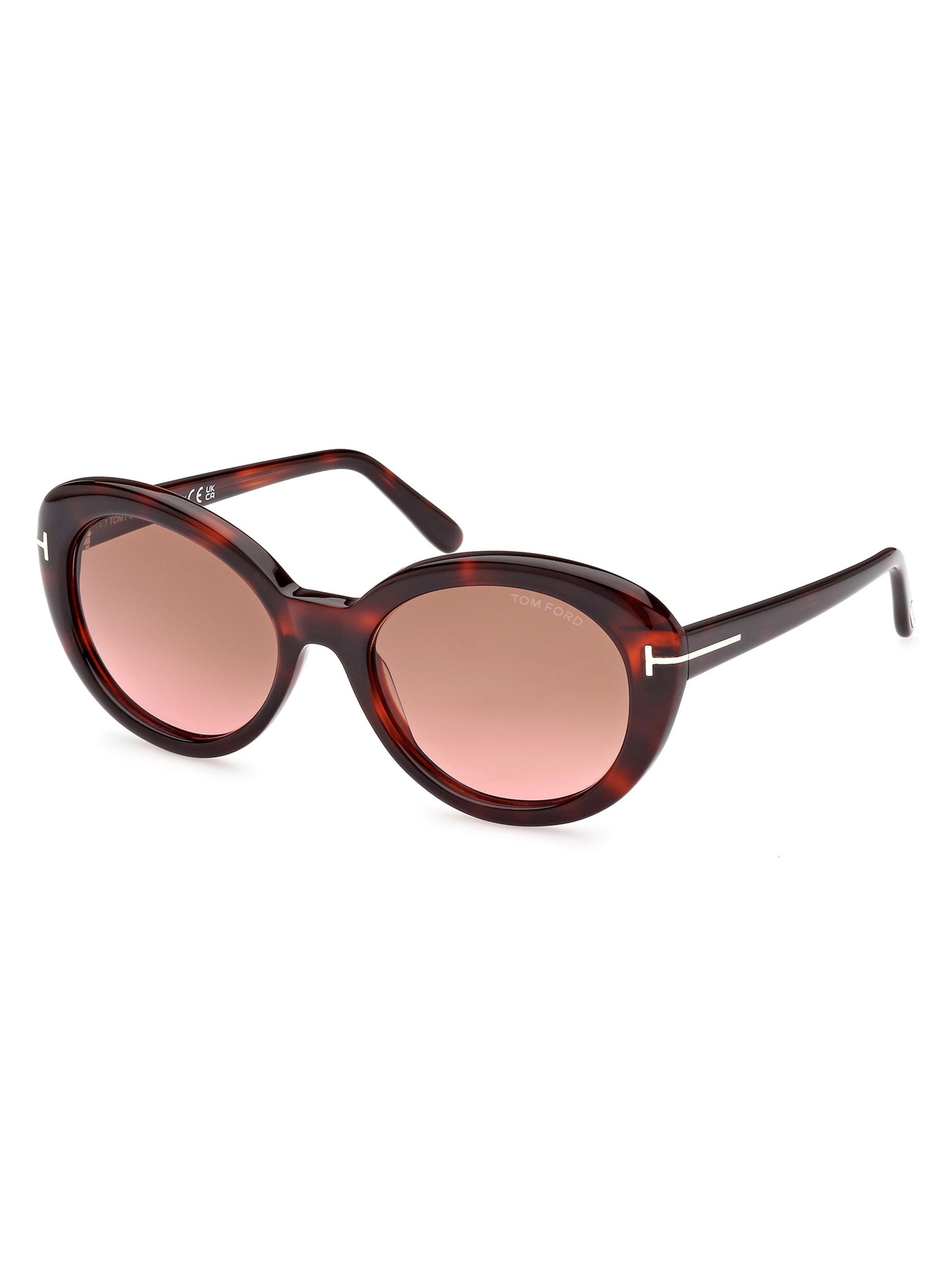 TOM FORD Women's 55MM Cat-Eye Sunglasses - Havana Red