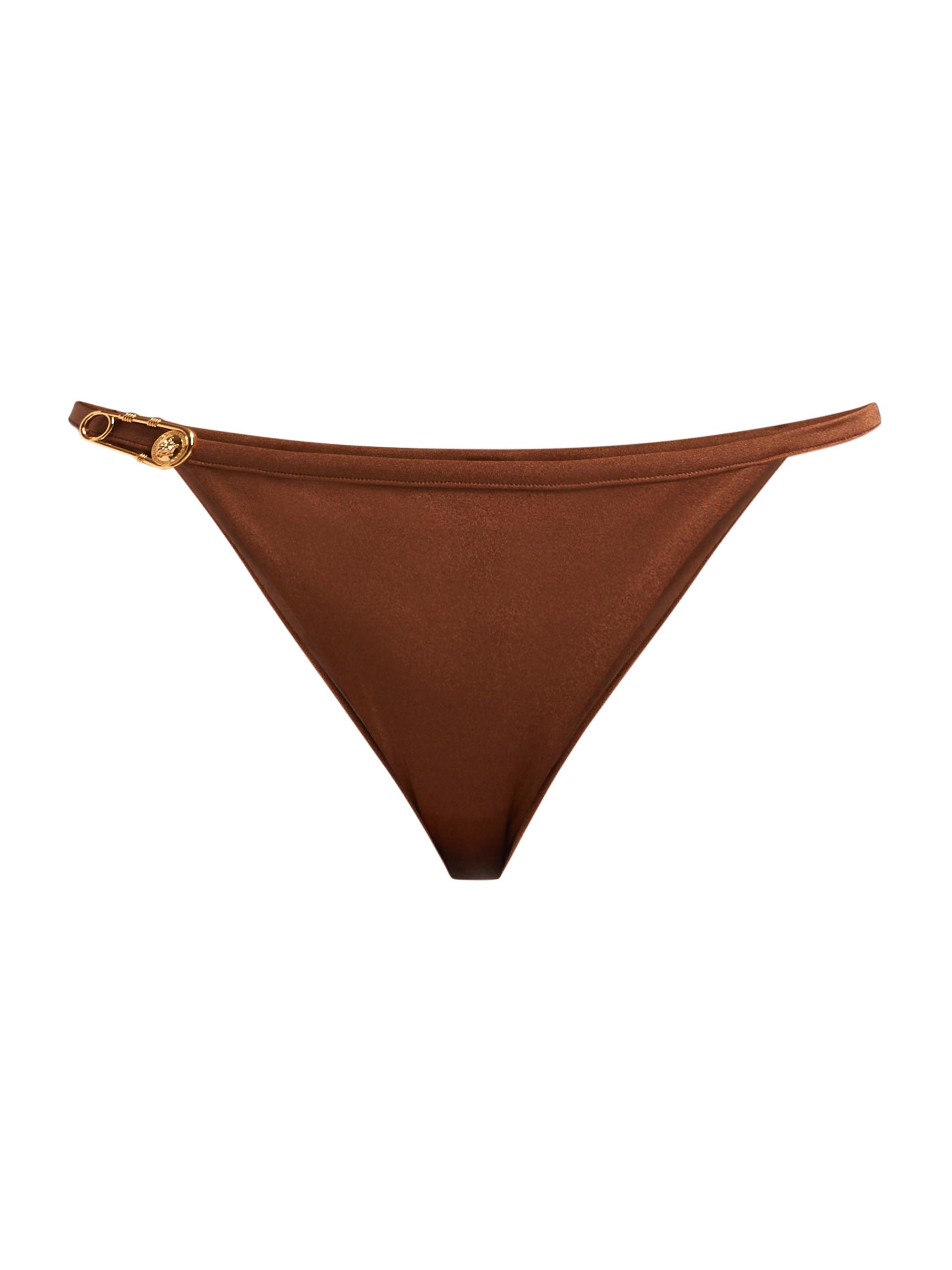 Versace Women's Pin Bikini Bottoms - Tobacco
