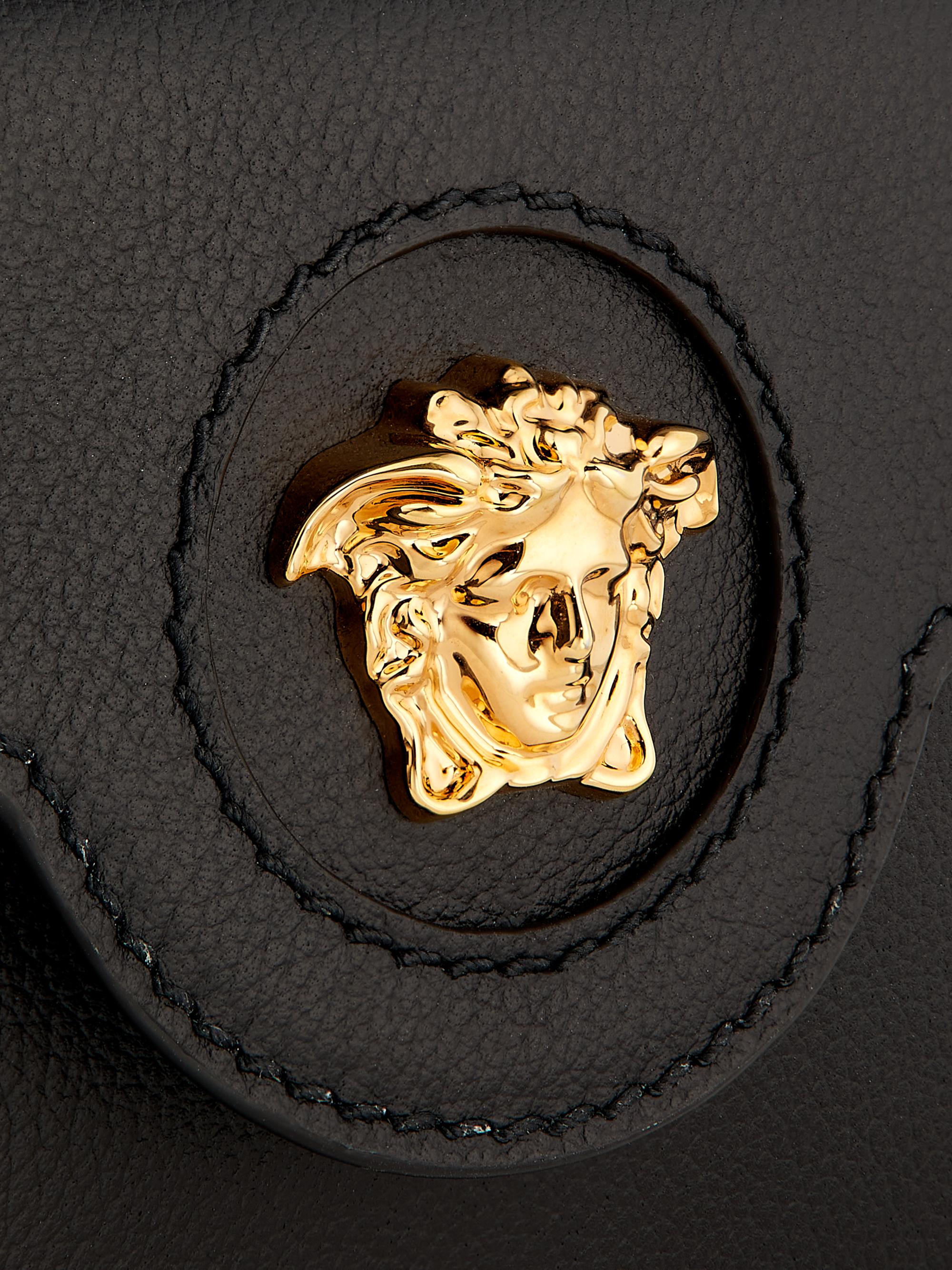 Versace Medusa Leather Camera Shoulder Bag | Saks Fifth Avenue