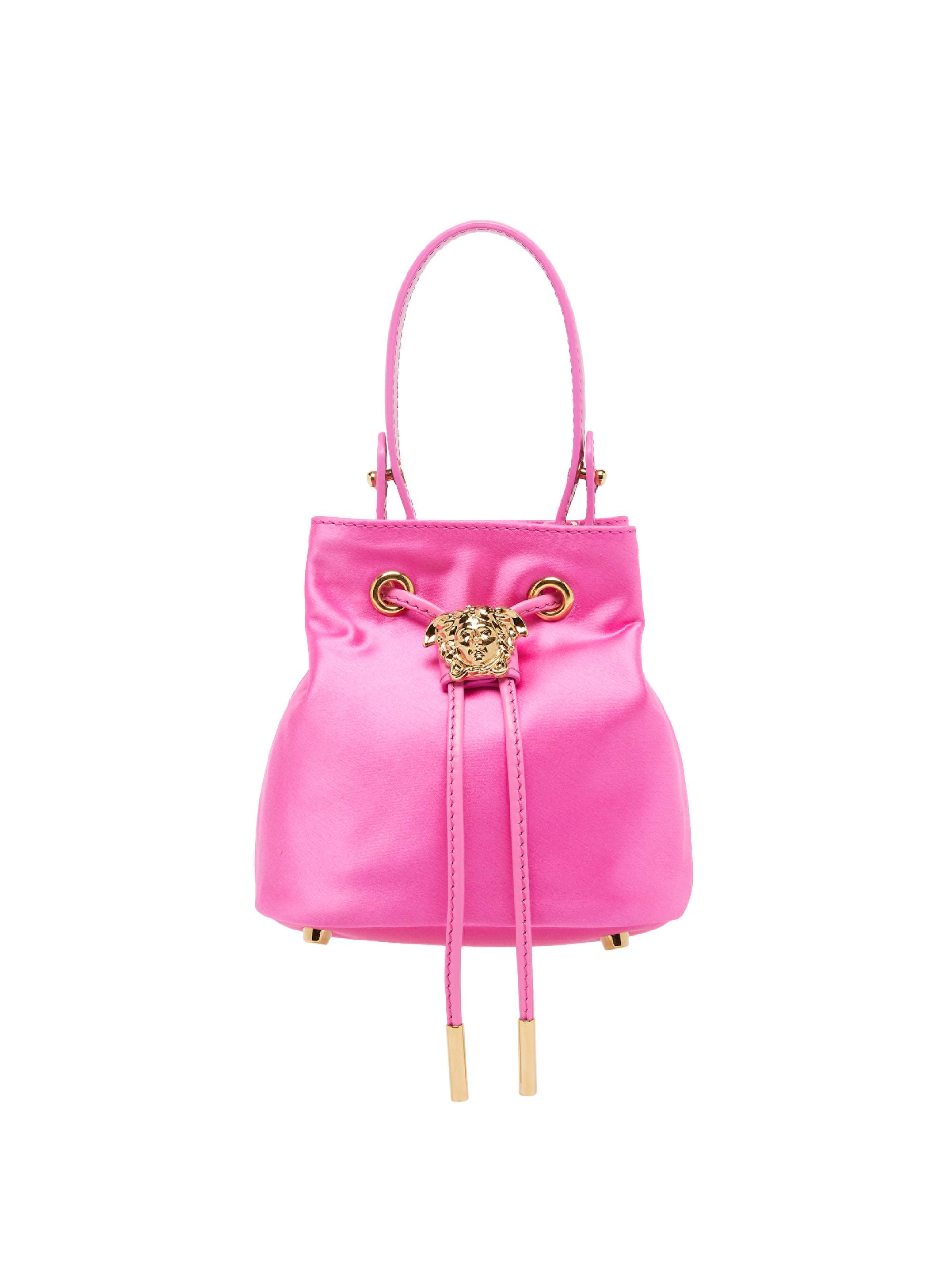 Versace Women's Medusa Top-Handle Bucket Bag - Dragon Fruit  Gold
