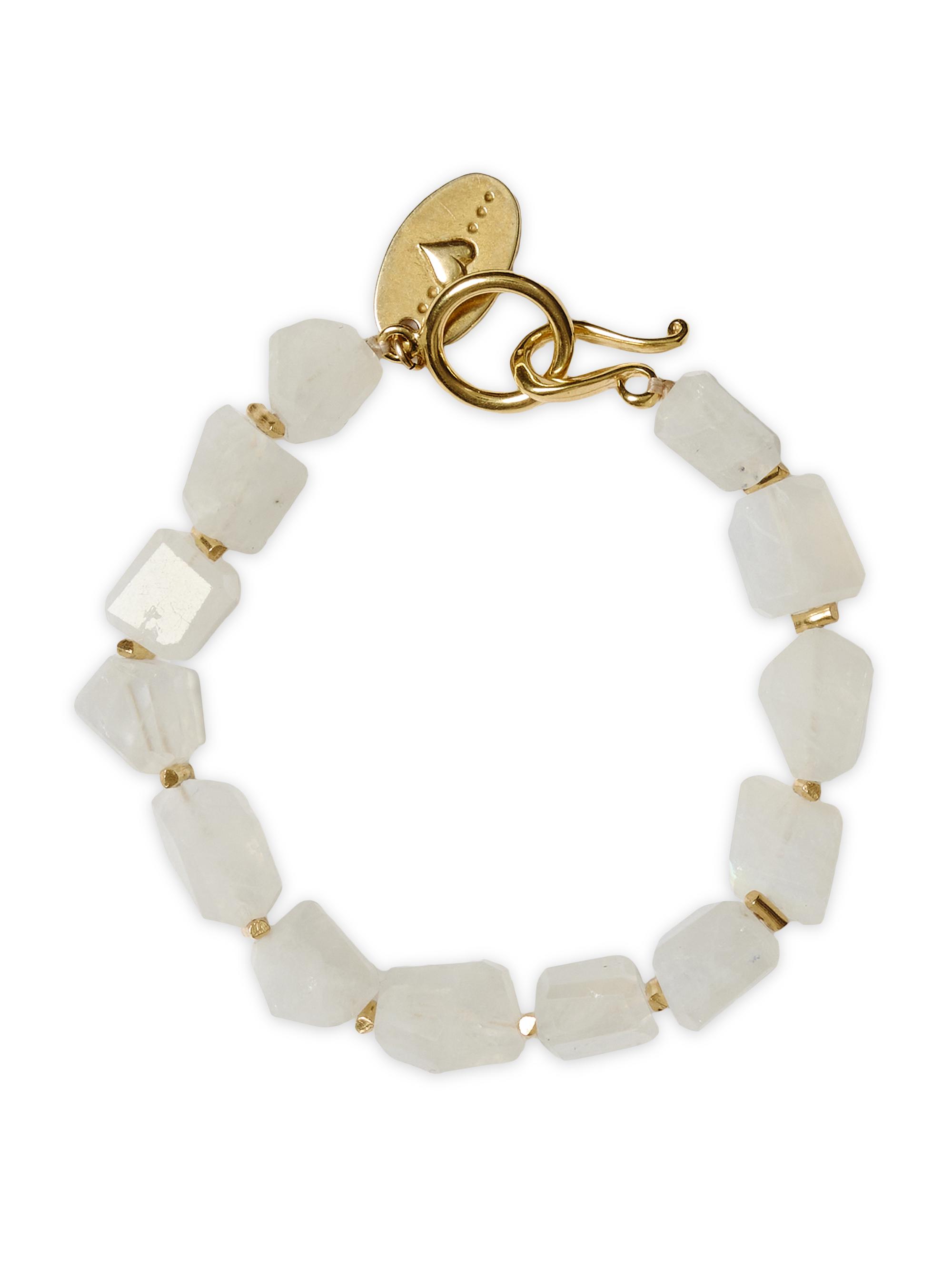 Chan Luu Women's 18K-Gold-Plated & Moonstone Beaded Bracelet - Moonstone